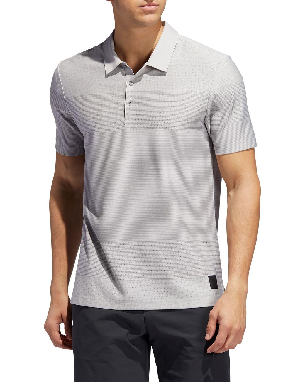 adidas Adicross Warpknit Golf Polo in Grey Two (Gray) for Men - Lyst
