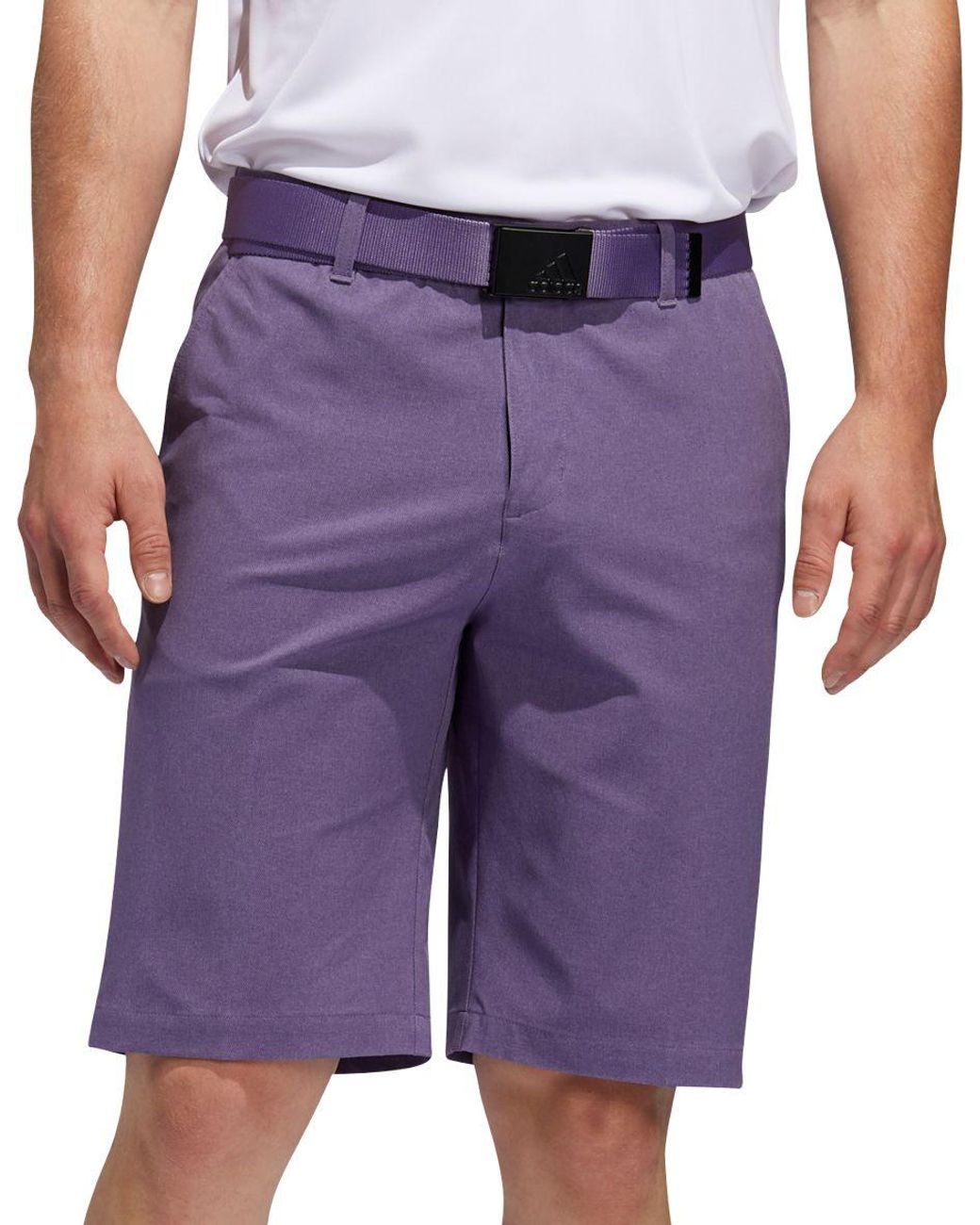 adidas Ultimate Club Novelty Pinstripe Golf Shorts in Purple for Men Lyst