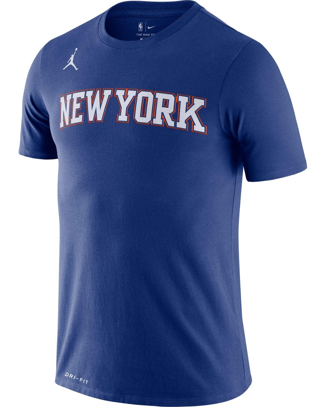Nike Jordan New York Knicks Drifit Statement Edition Tshirt in Blue