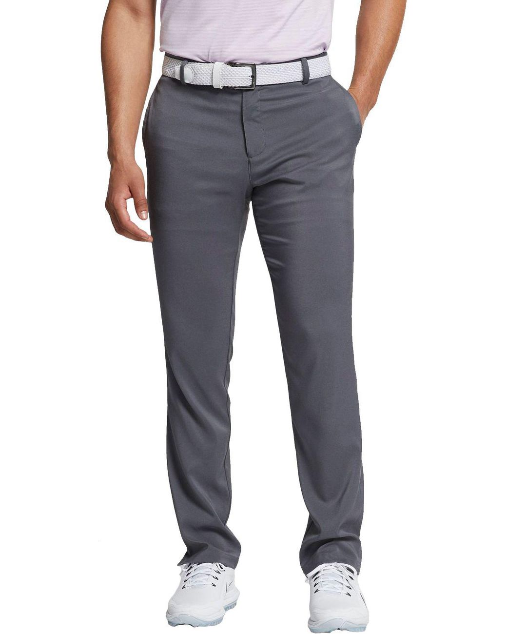 Nike Synthetic Flat Front Flex Golf Pants in Dark Grey (Gray) for Men ...