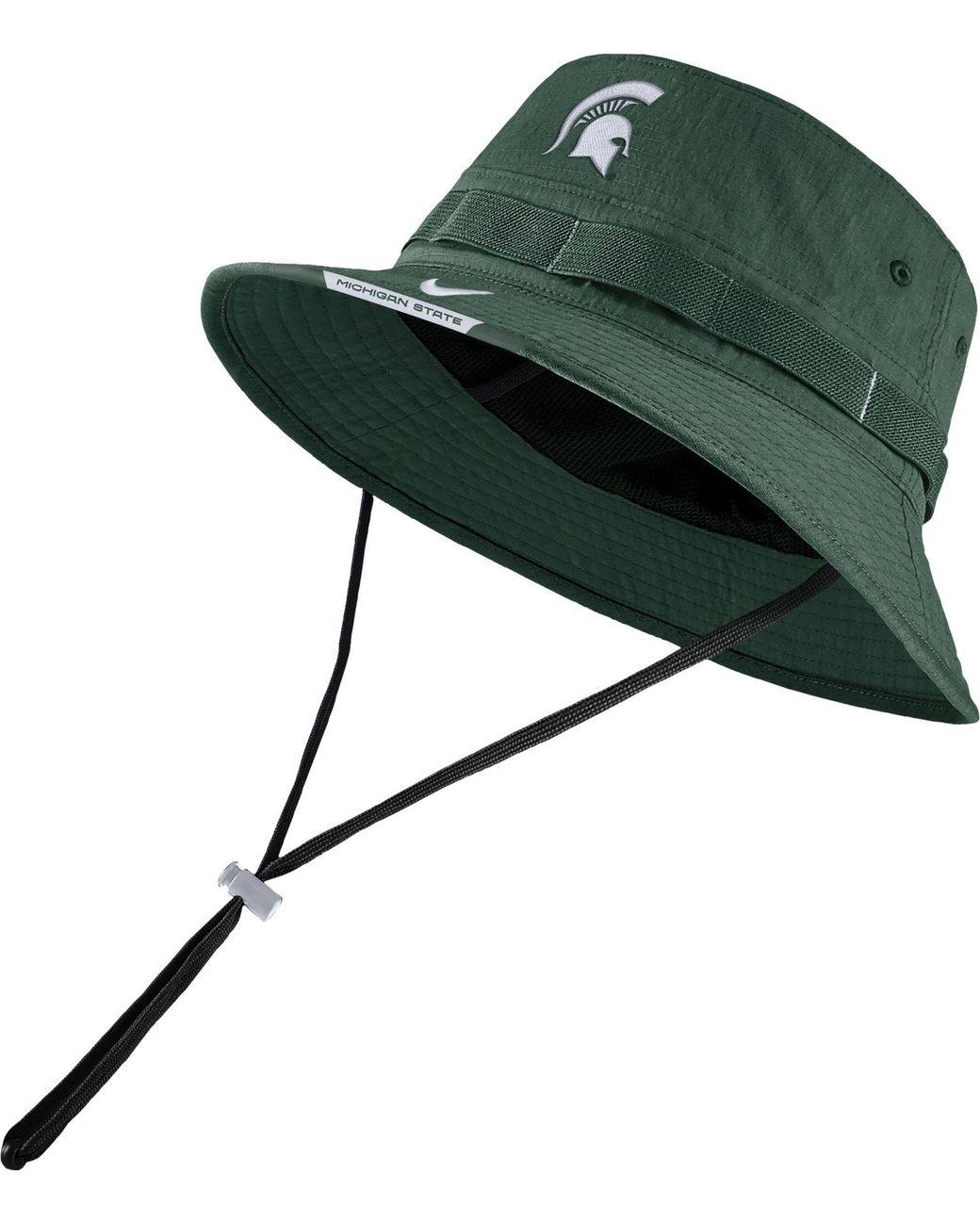 Nike Michigan State Spartans Green Dri-fit Football Sideline Bucket Hat ...