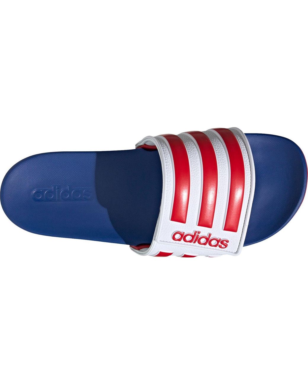 red adilette slides
