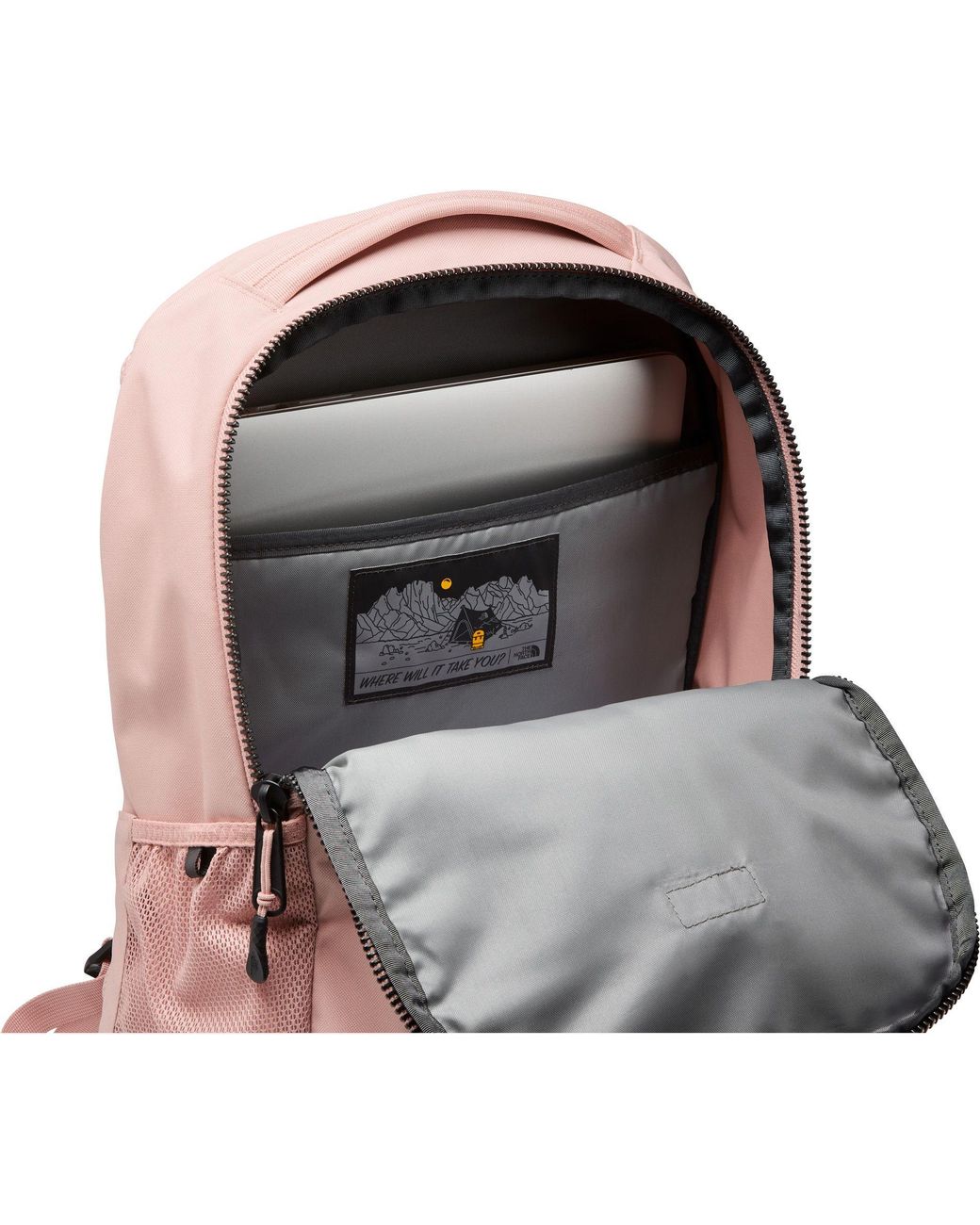 north face luxe backpack black