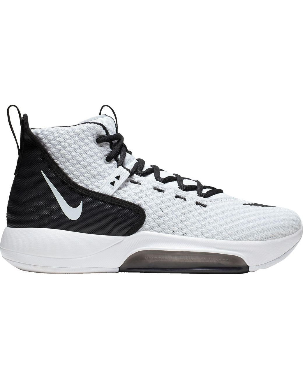 Nike Zoom Rize Basketball Shoes in White/Black (Black) for Men Lyst