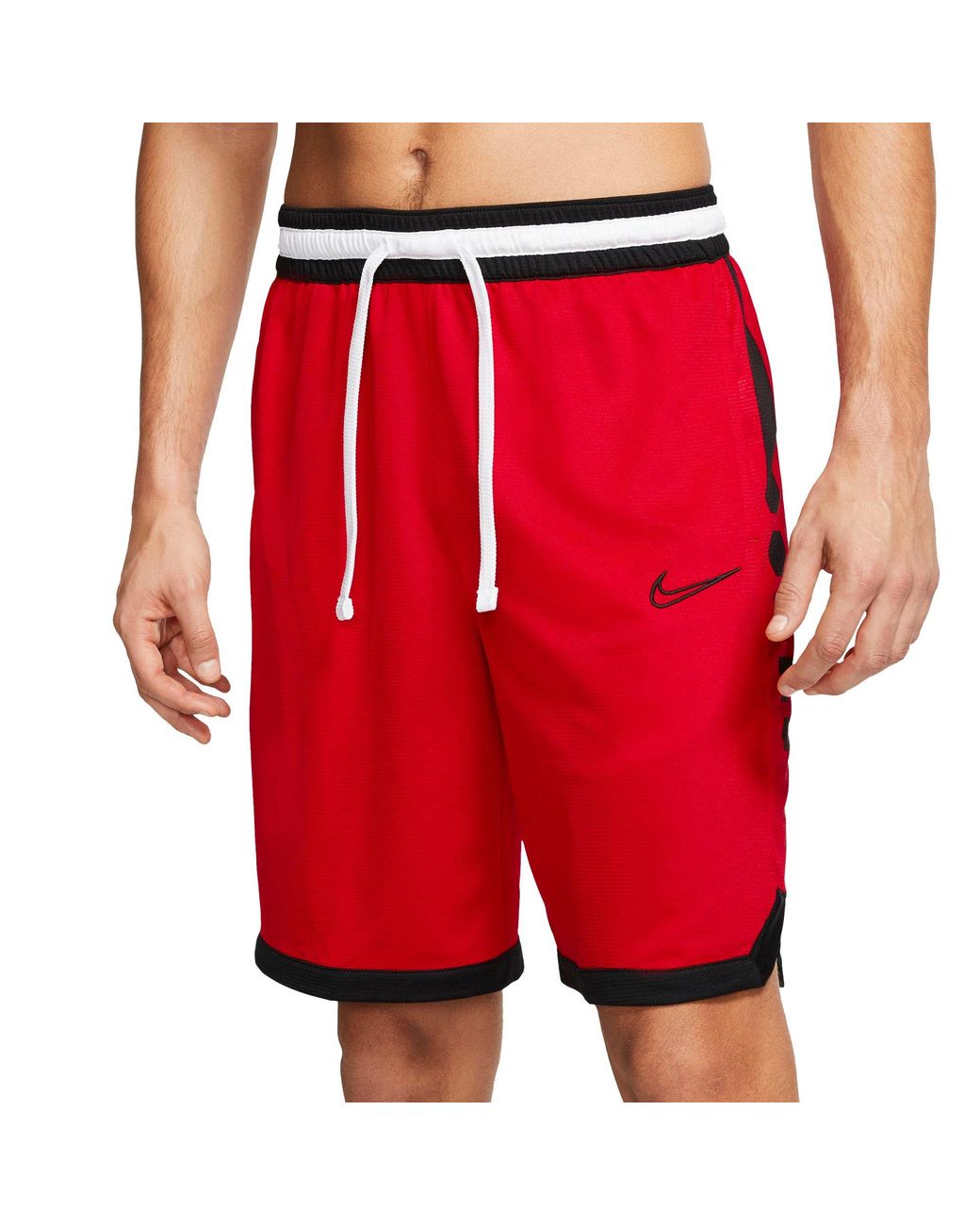 Nike Dri-fit Elite Basketball Shorts in University Red/Black (Red) for ...