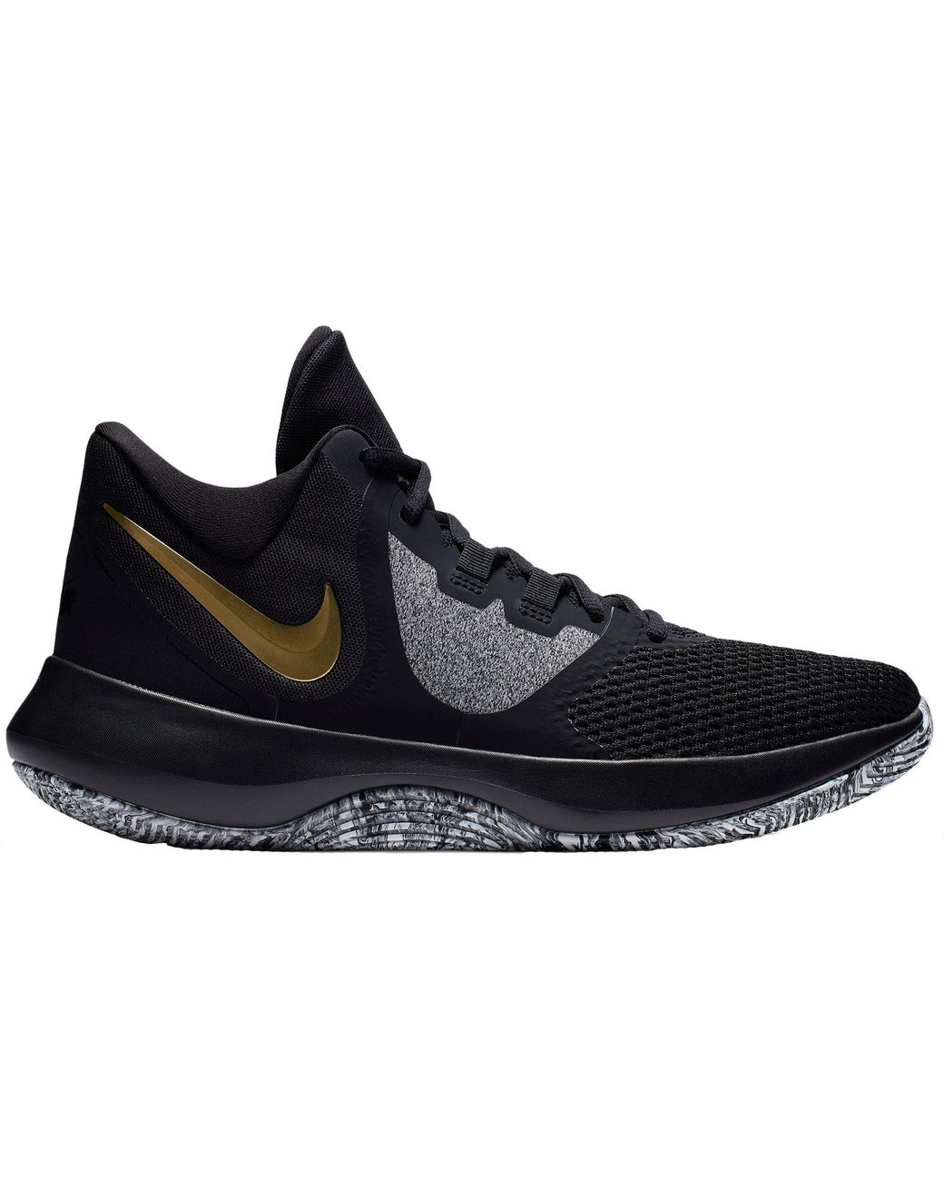 nike air precision black and gold