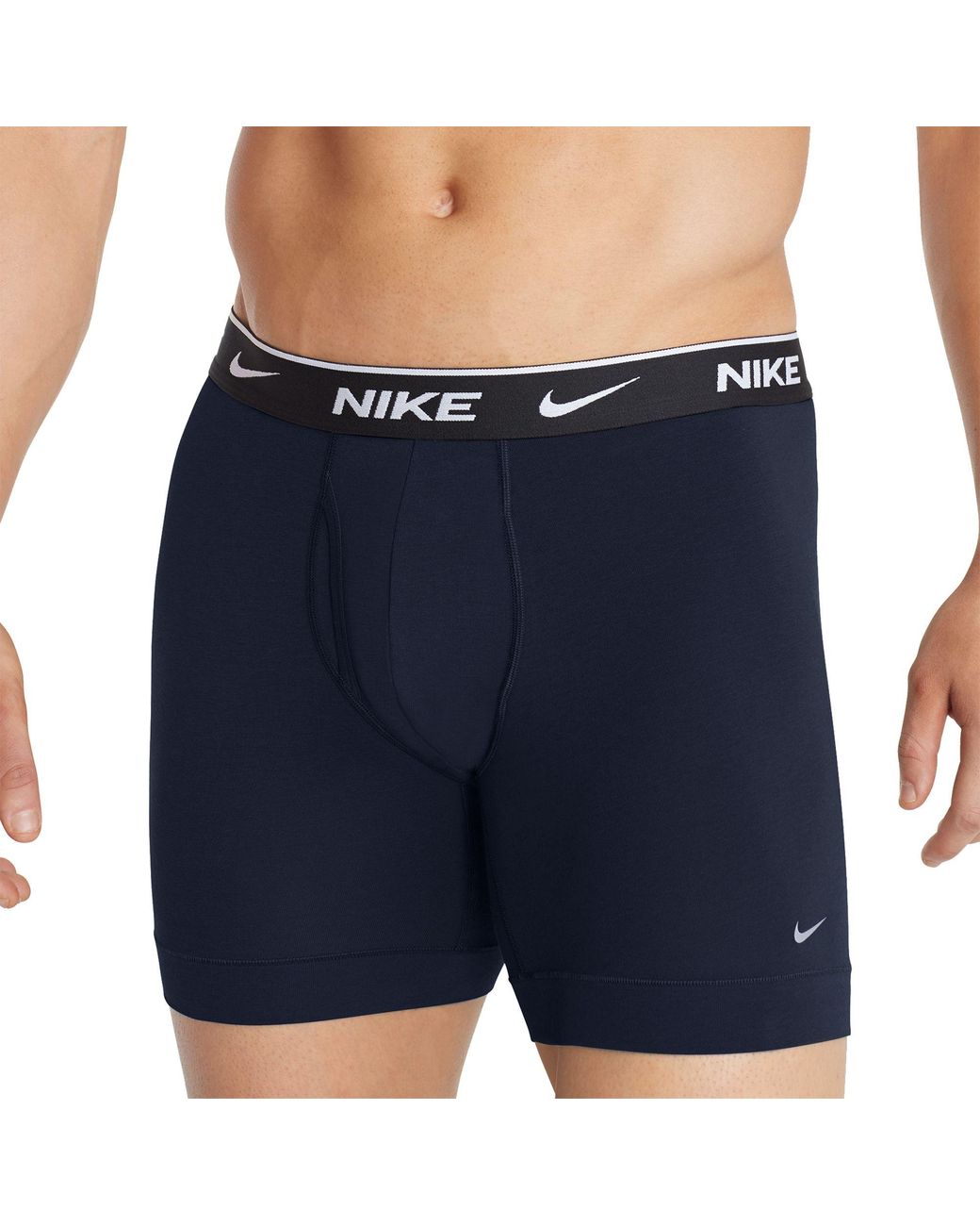 Nike Everyday Cotton Stretch Boxer Briefs – 3 Pack in Blue for Men - Lyst