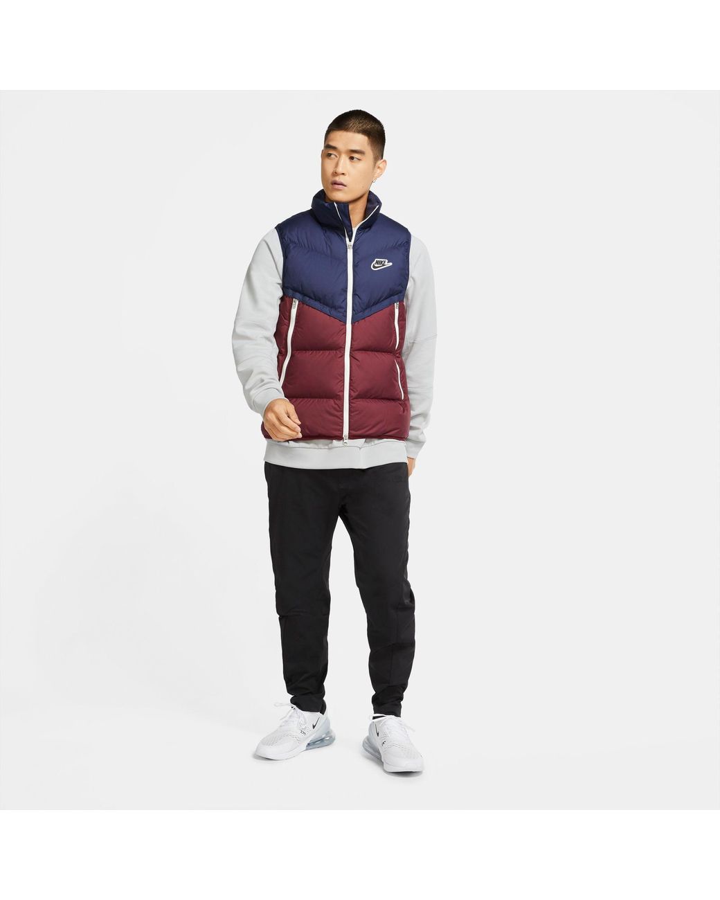 nike windrunner down fill vest