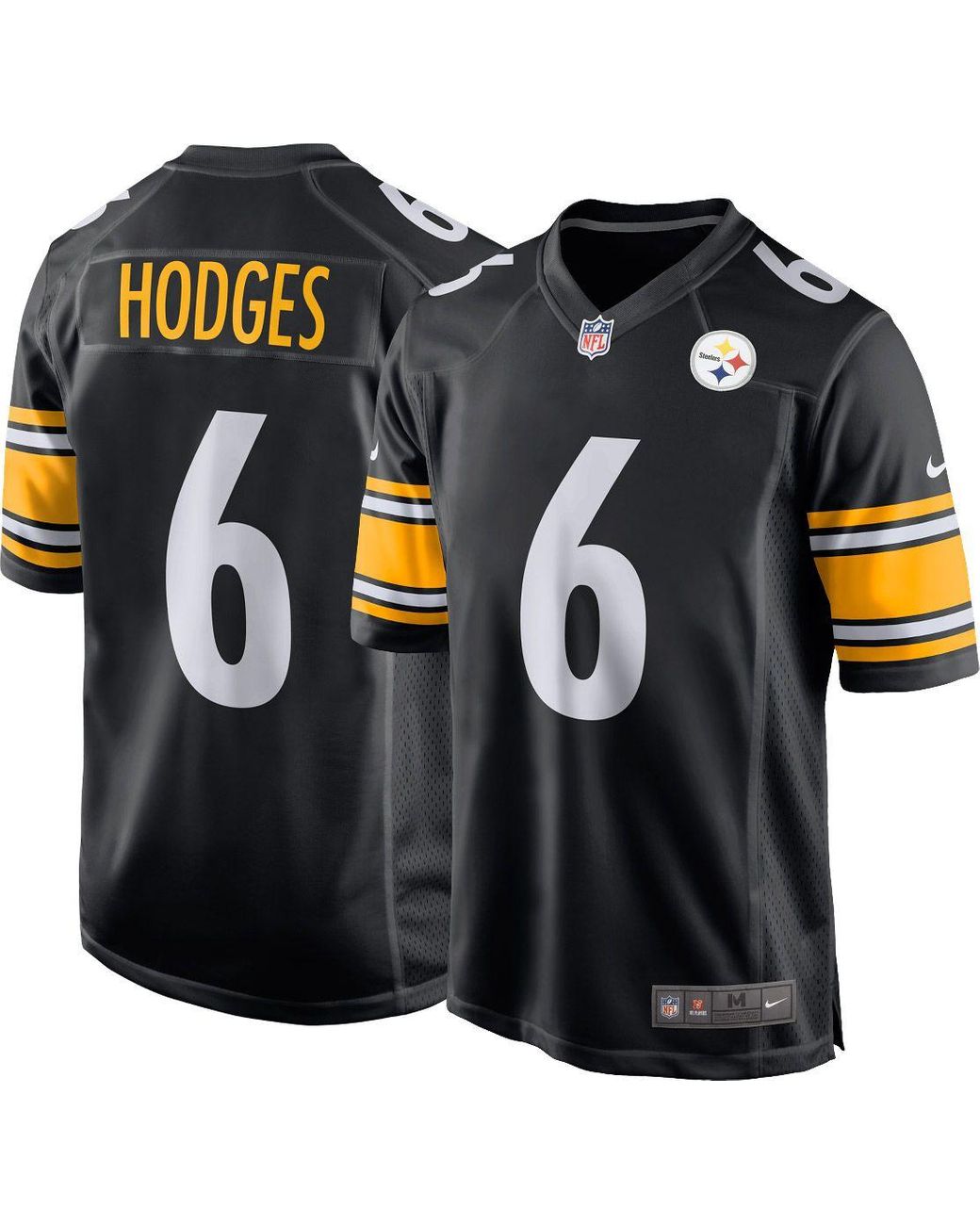 Nike Satin Home Game Jersey Pittsburgh Steelers Devlin Hodges #6 for ...