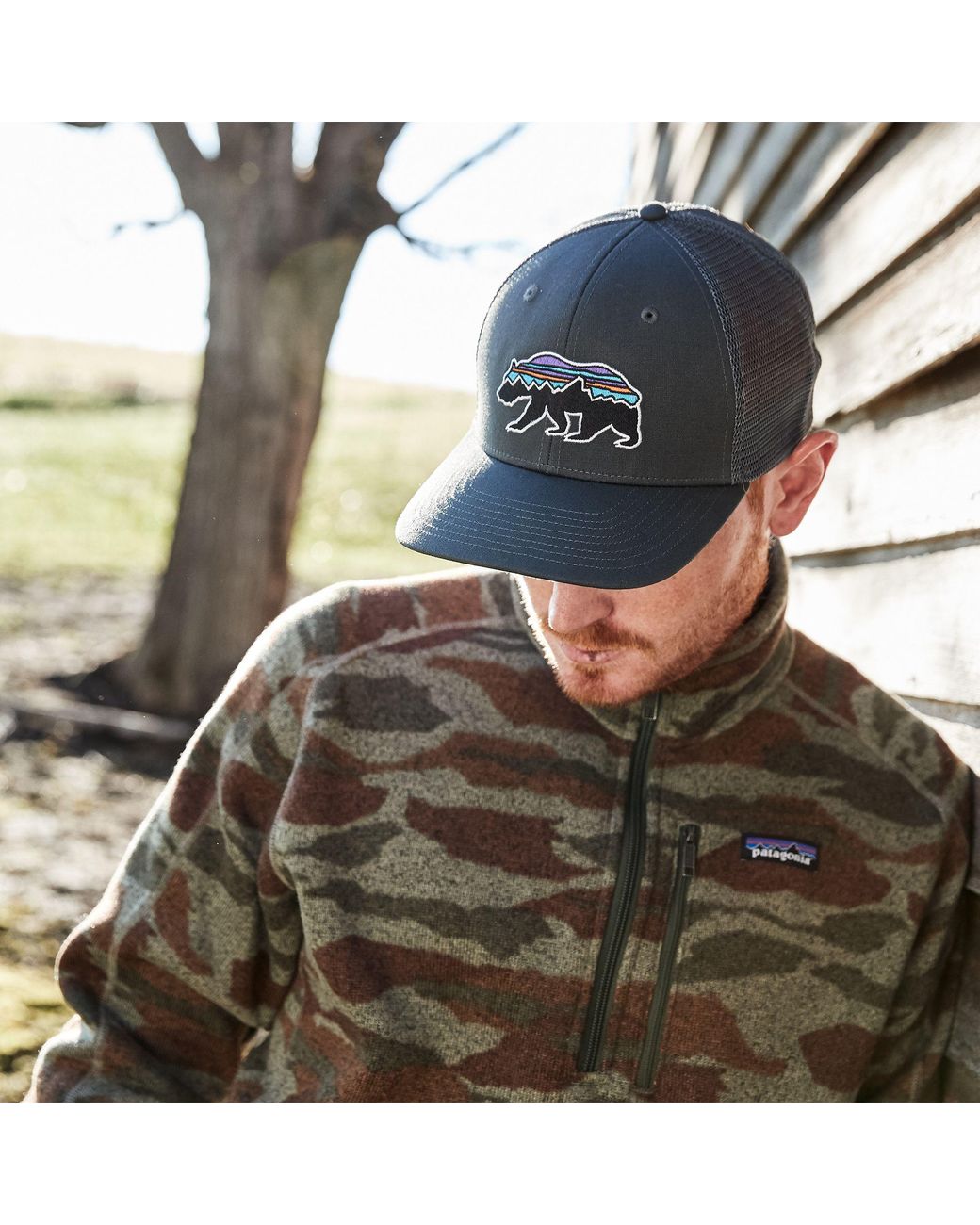 Patagonia Cotton Fitz Roy Bear Trucker 
