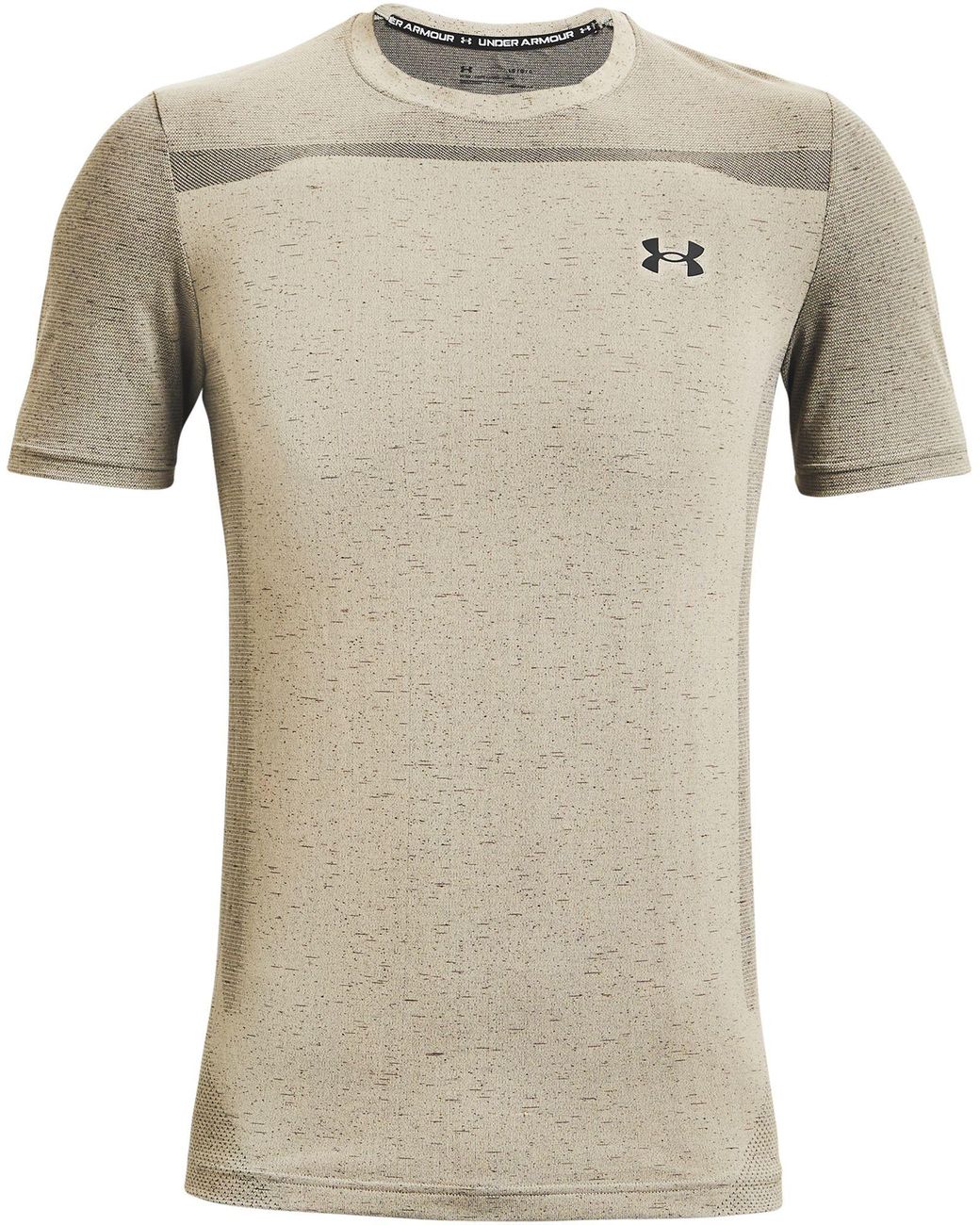 Under Armour Seamless Tshirt in Khaki/Black (Natural) for Men Lyst