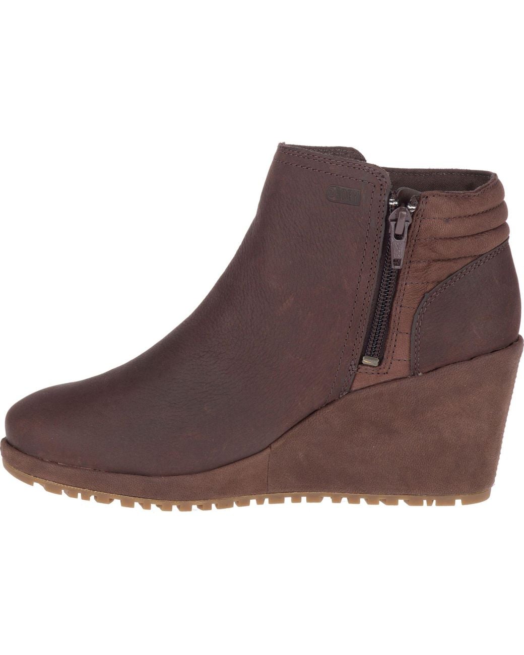 Merrell Leather Tremblant Wedge Bluff 