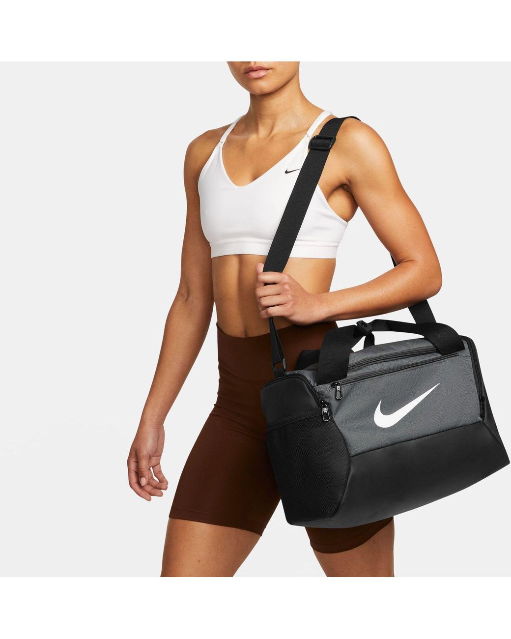 Nike Brasilia 9.5 Extra Small Training Duffel Bag in Black | Lyst