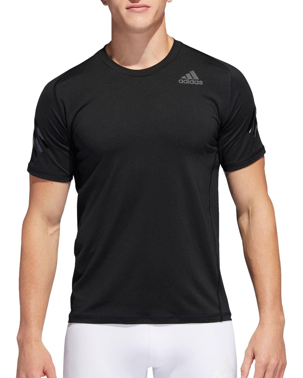 adidas Alphaskin Sport Fitted Training T-shirt in Black for Men - Lyst