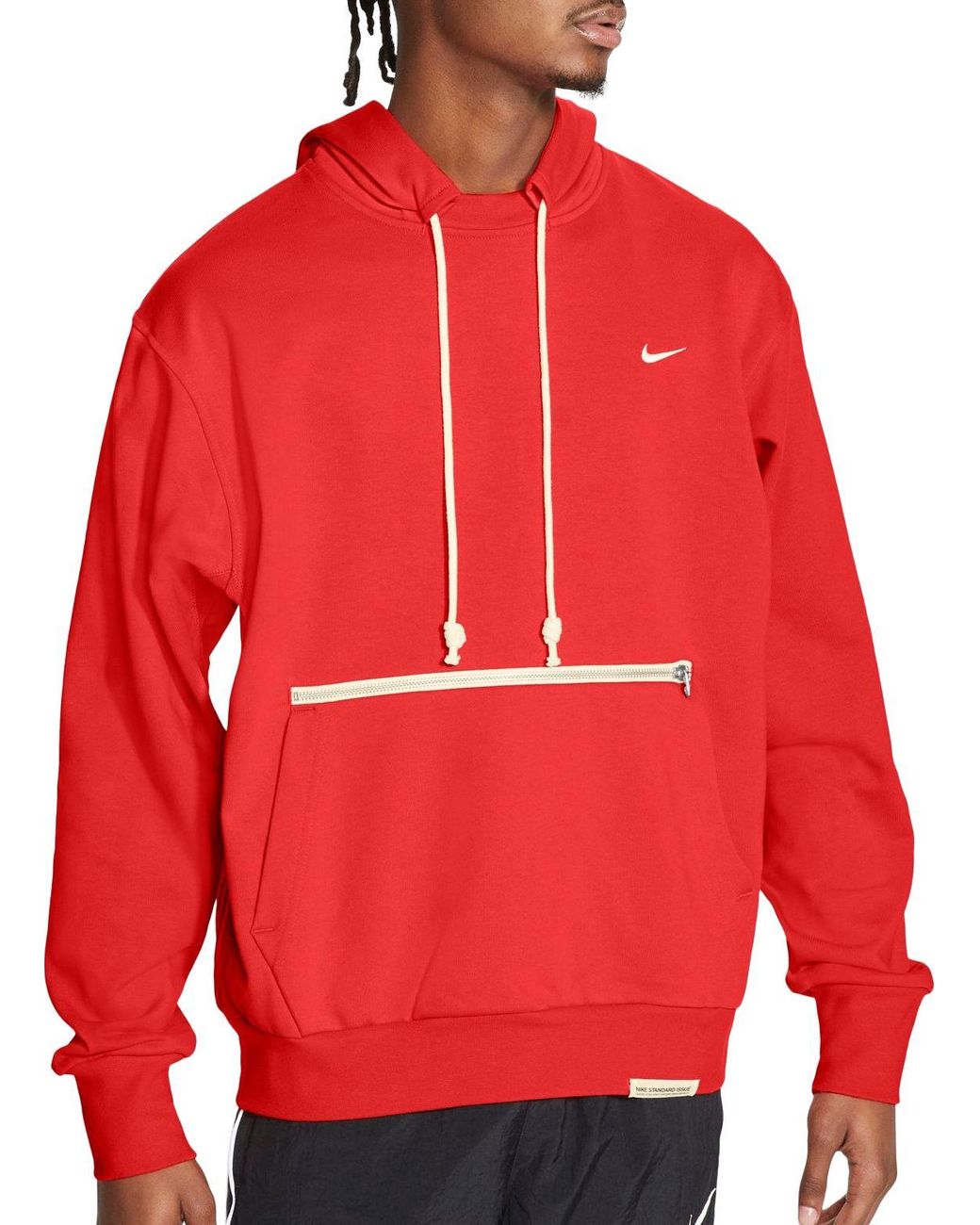 red nike hoodie and pants