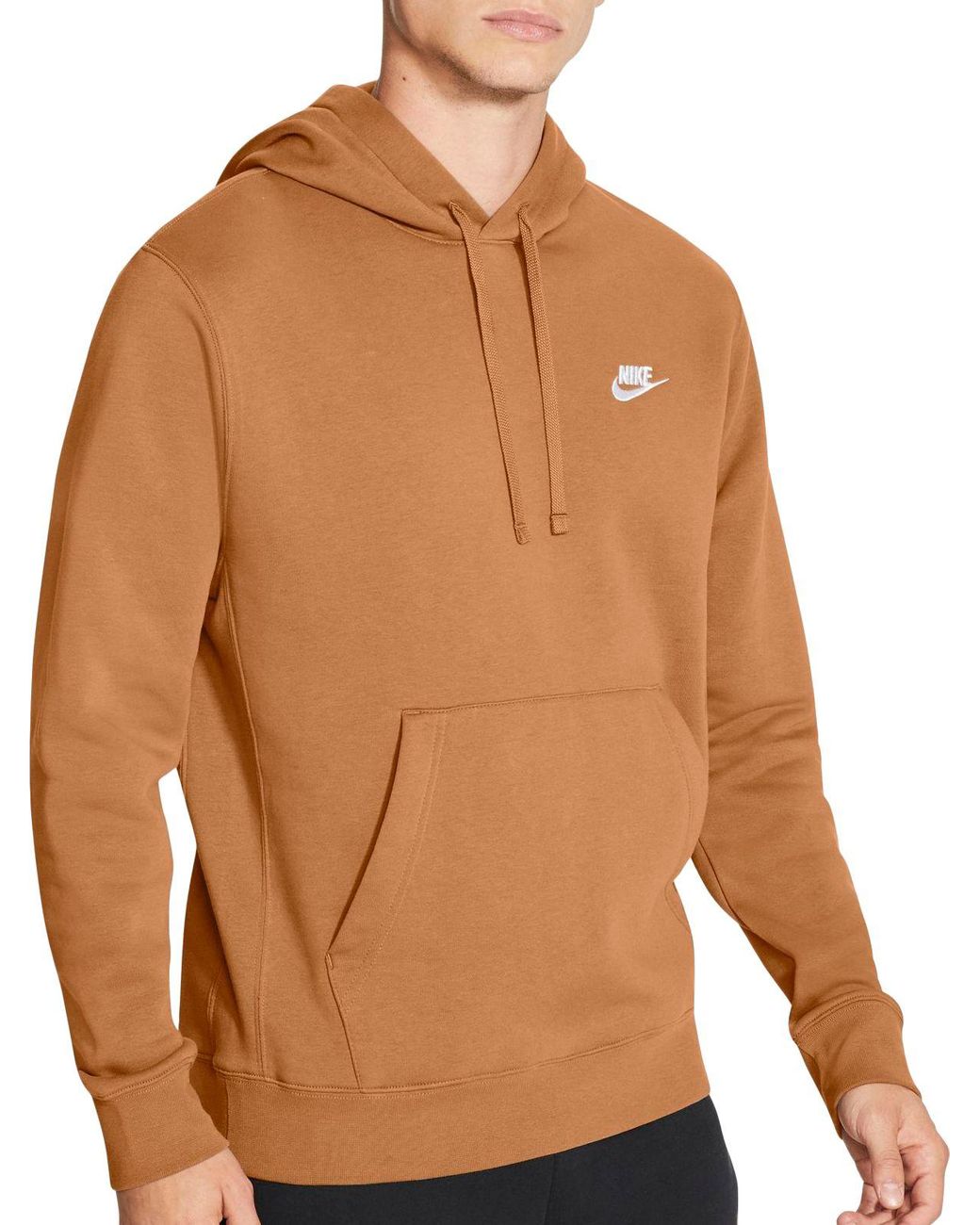 Nike Sportswear Club Fleece Hoodie (regular And Big & Tall) in Brown for Men - Lyst