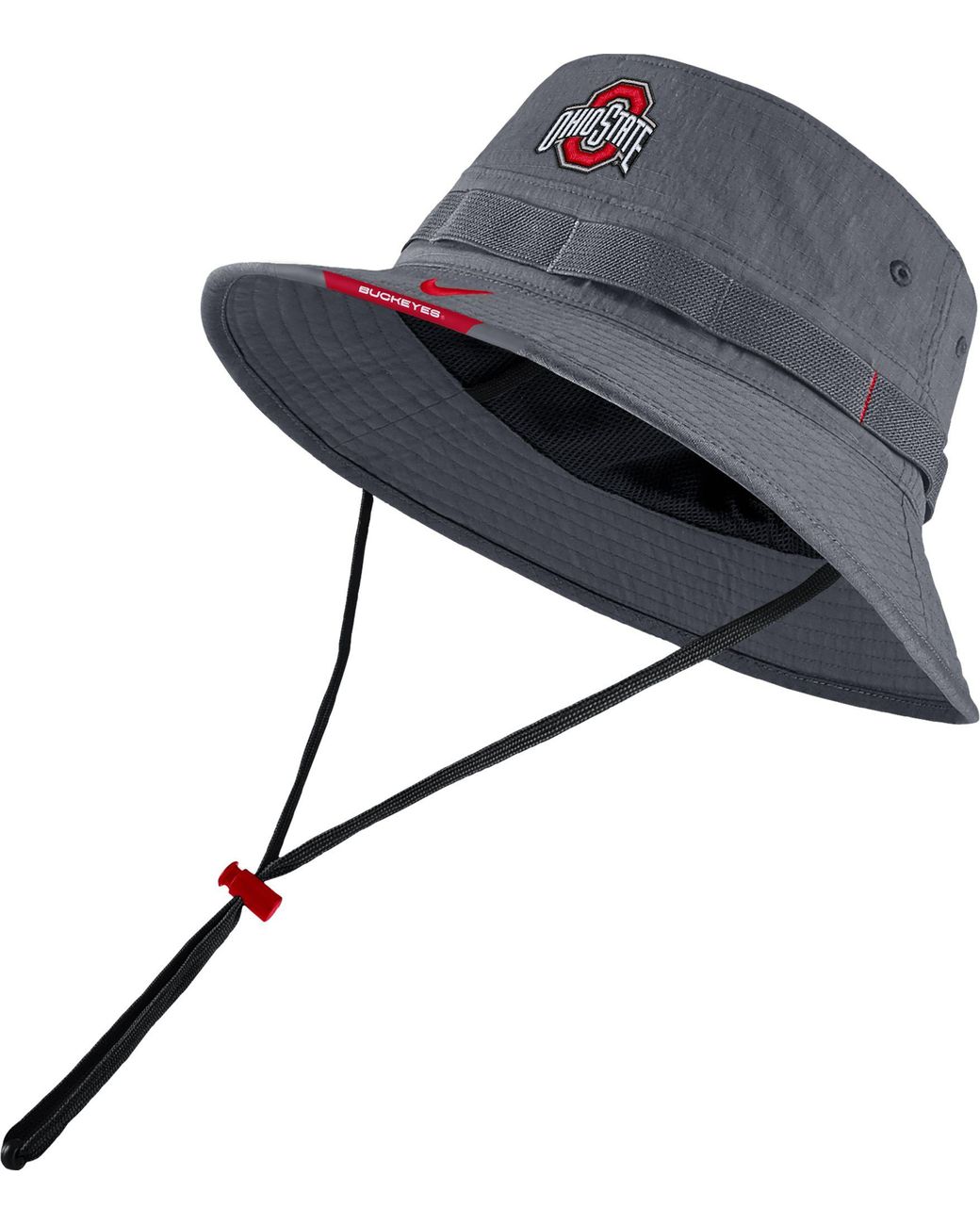 Nike Ohio State Buckeyes Grey Dri-fit Football Sideline Bucket Hat in ...