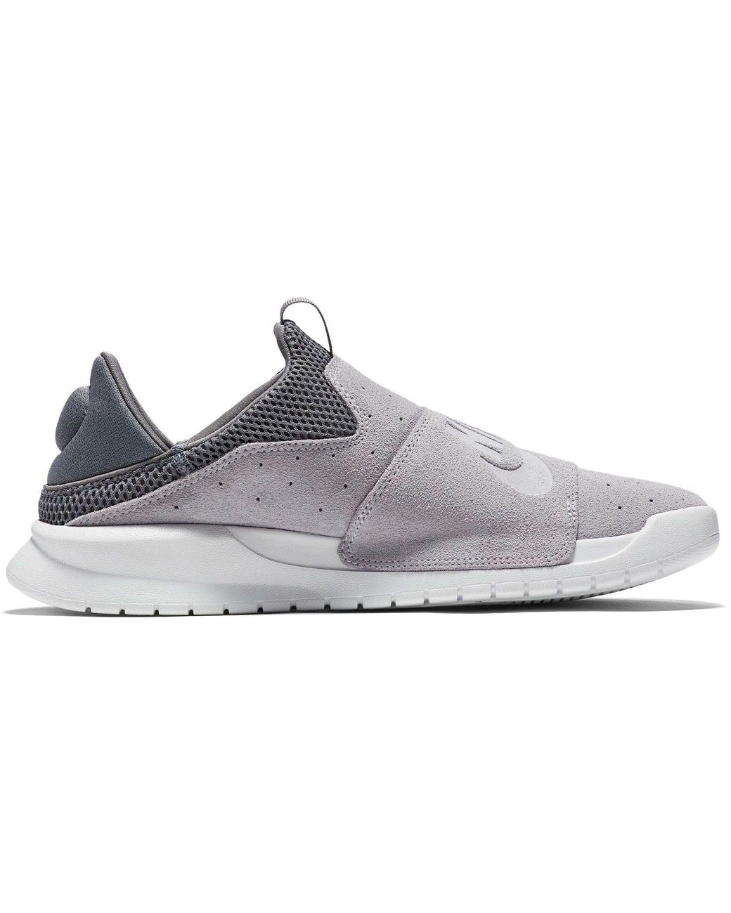 Nike Suede Men's Benassi Slip Shoe in Grey (Gray) for Men | Lyst