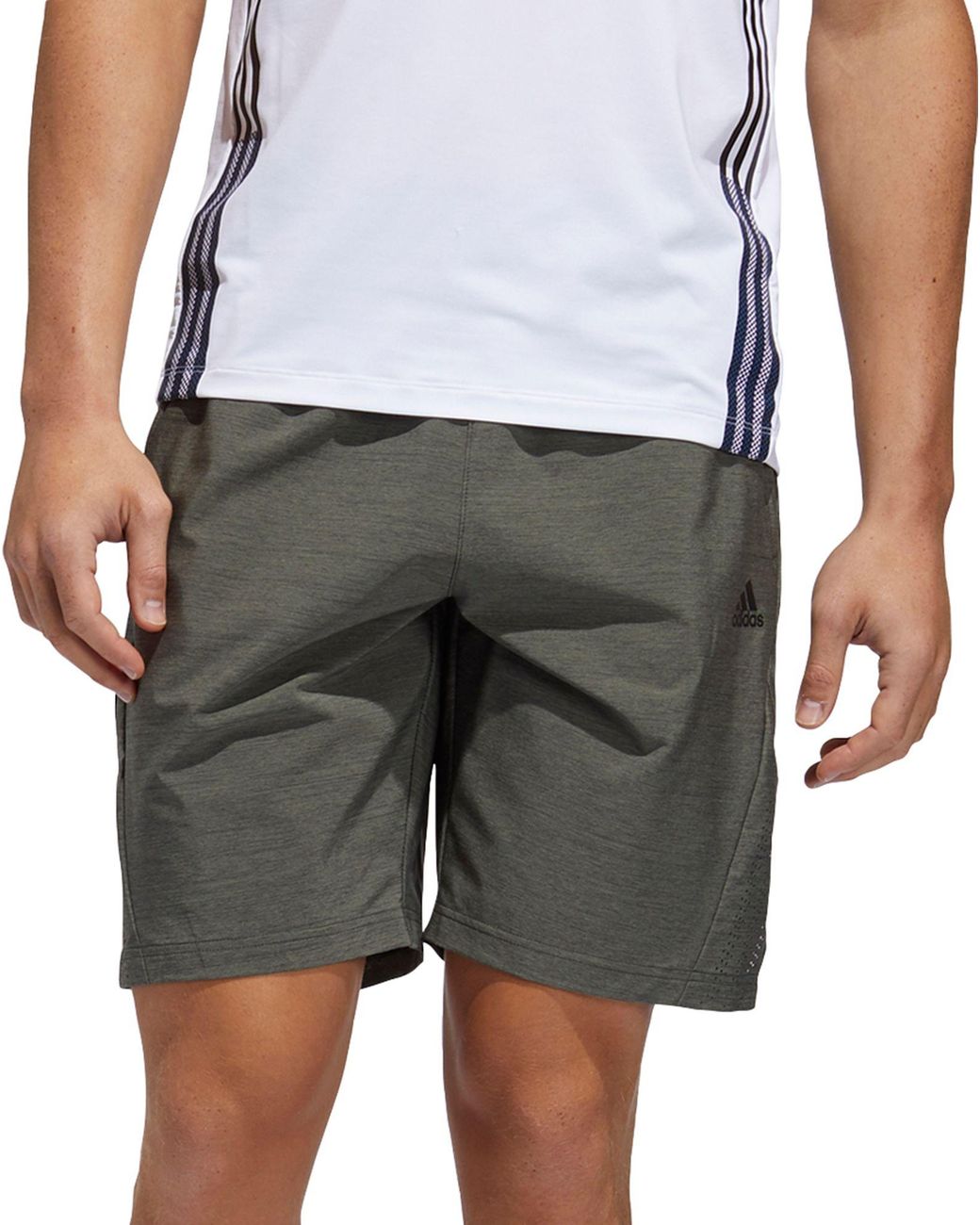 adidas Axis 20 Woven Heathered Training Shorts in Green for Men | Lyst