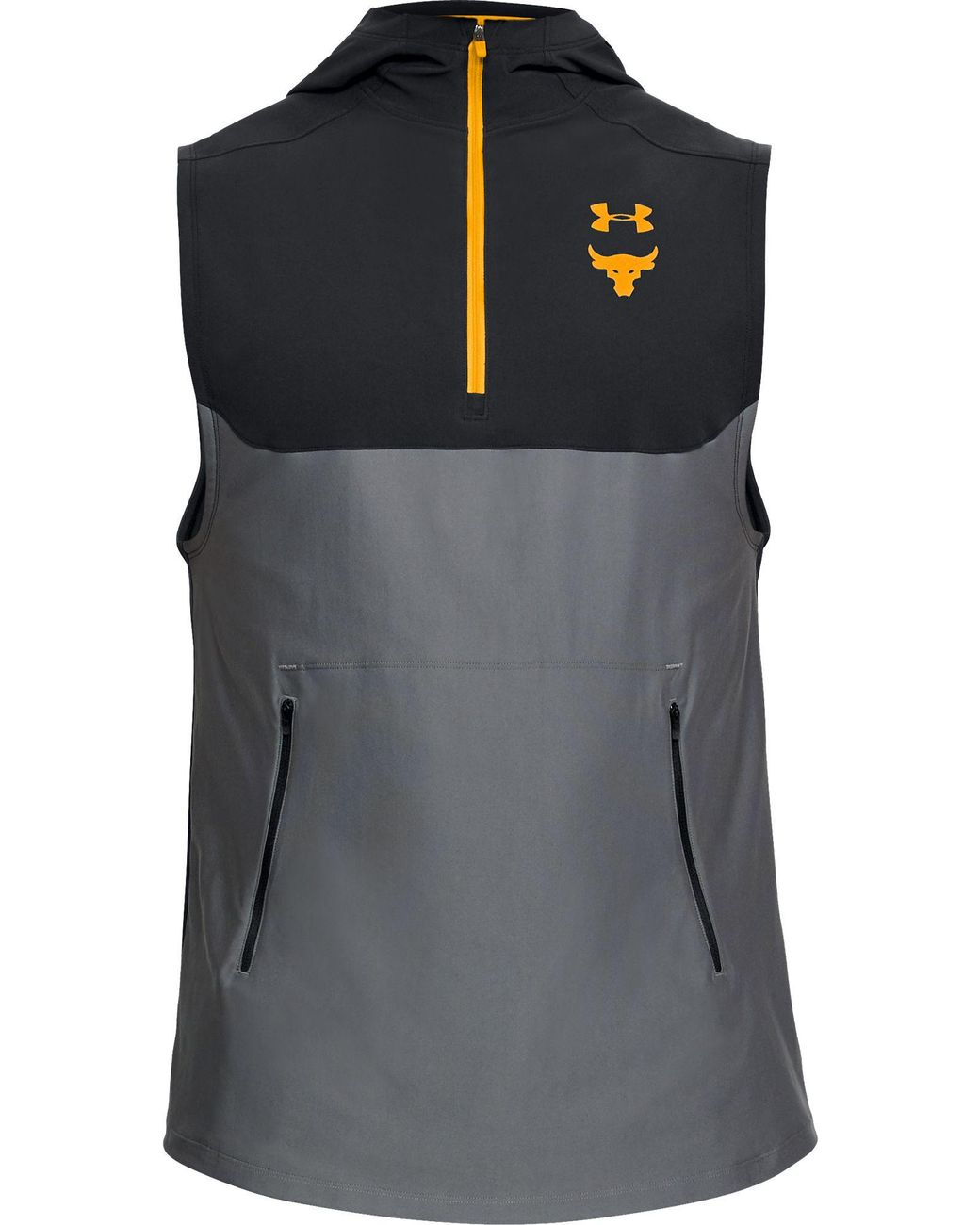 Under Armour Synthetic Project Rock Vanish Sleeveless Hoodie in Black for  Men | Lyst
