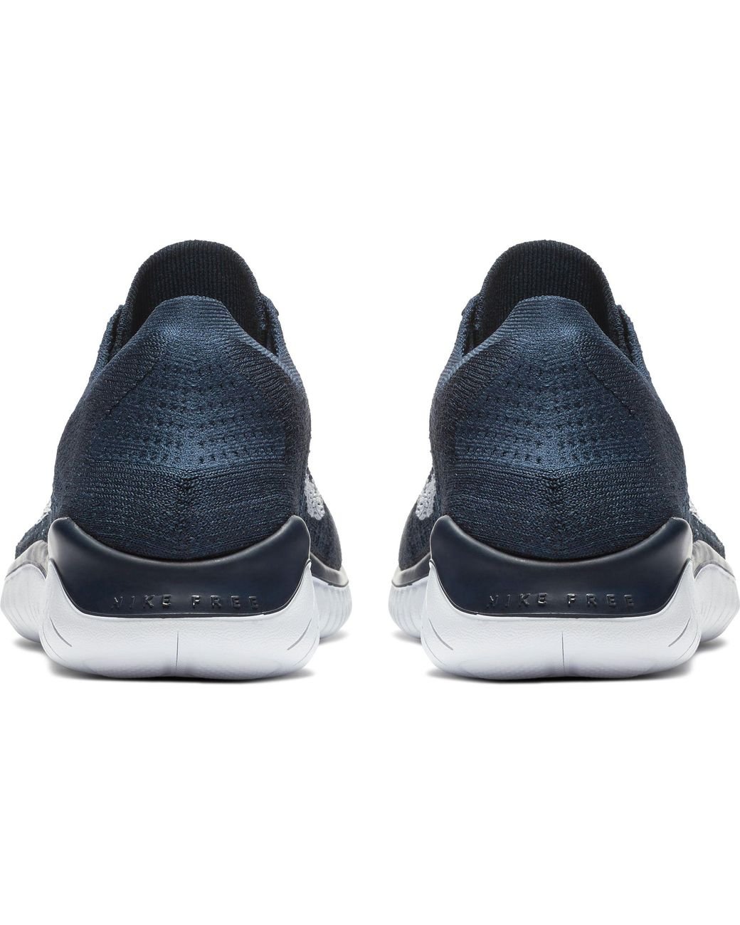Nike Lace Free Rn Flyknit 2018 Running Shoes in Navy/White (Blue) for Men |  Lyst