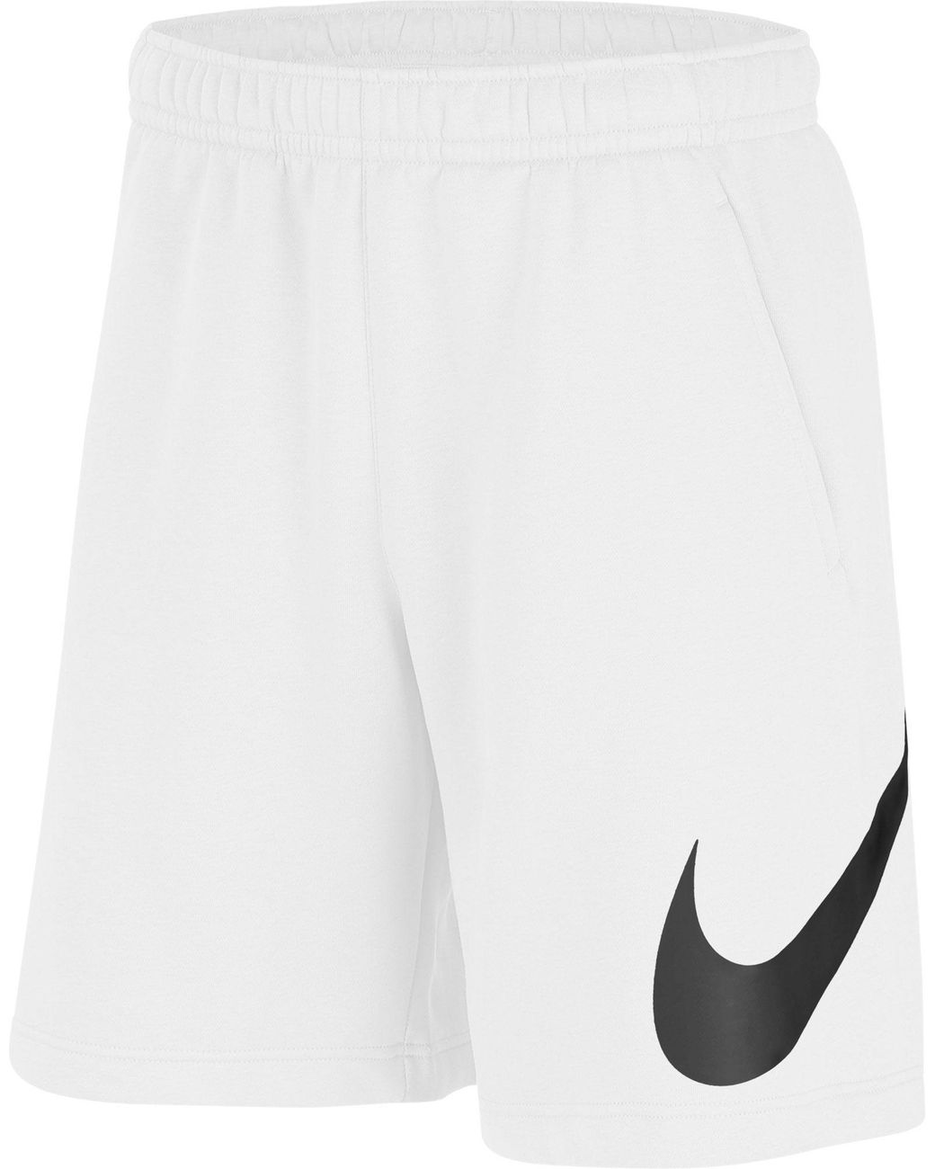 Nike Club Fleece Graphic Shorts (regular And Big & Tall) in White/White
