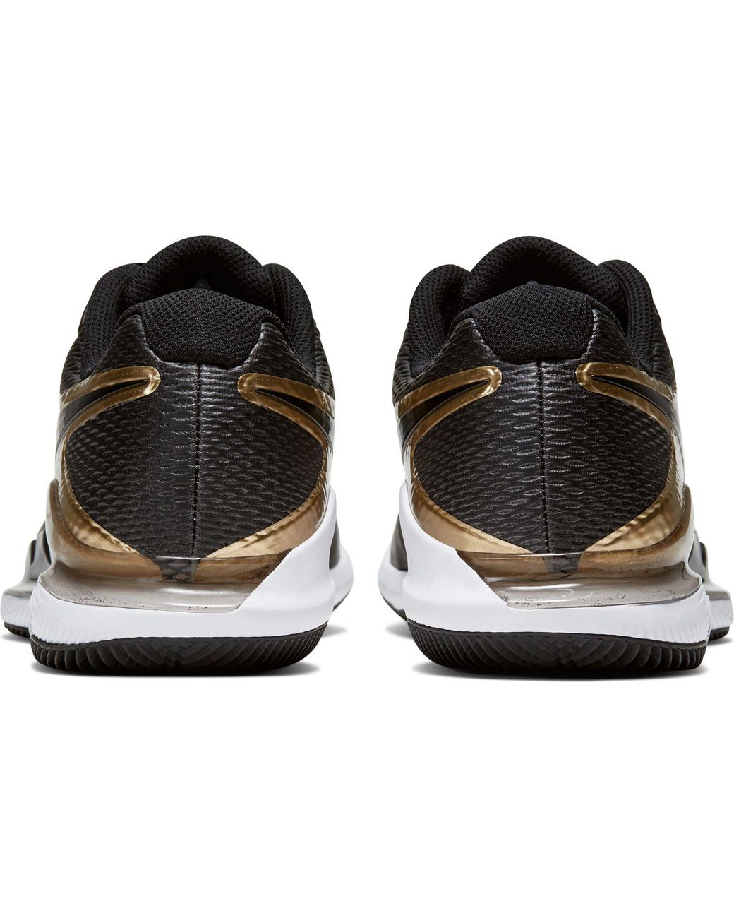black and gold nike tennis shoes