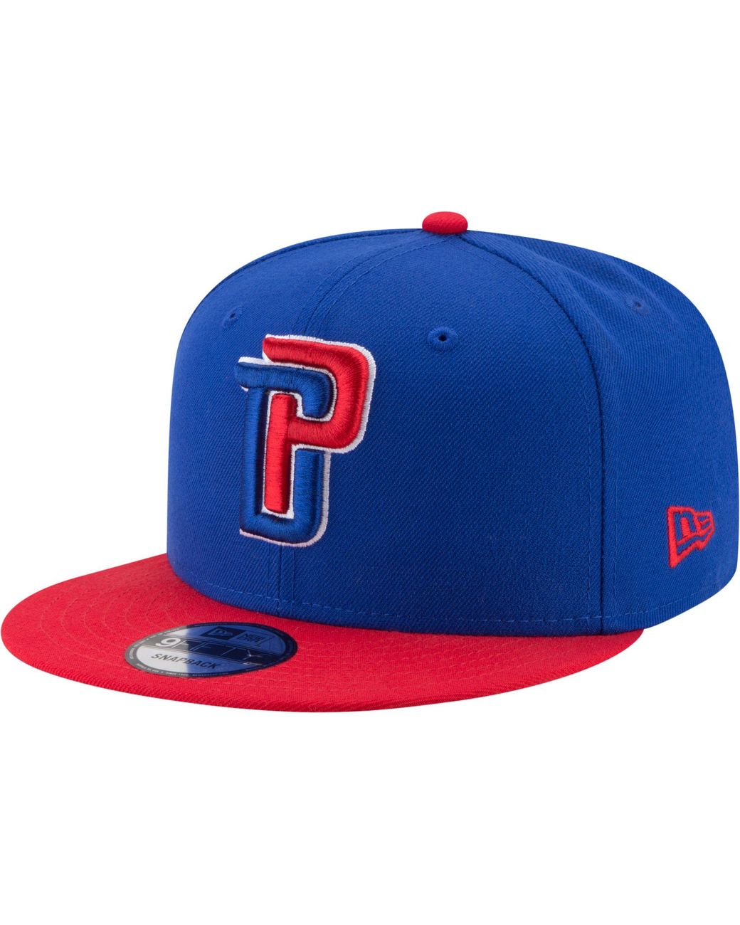 KTZ Detroit Pistons 9fifty Adjustable Snapback Hat in Blue for Men Lyst