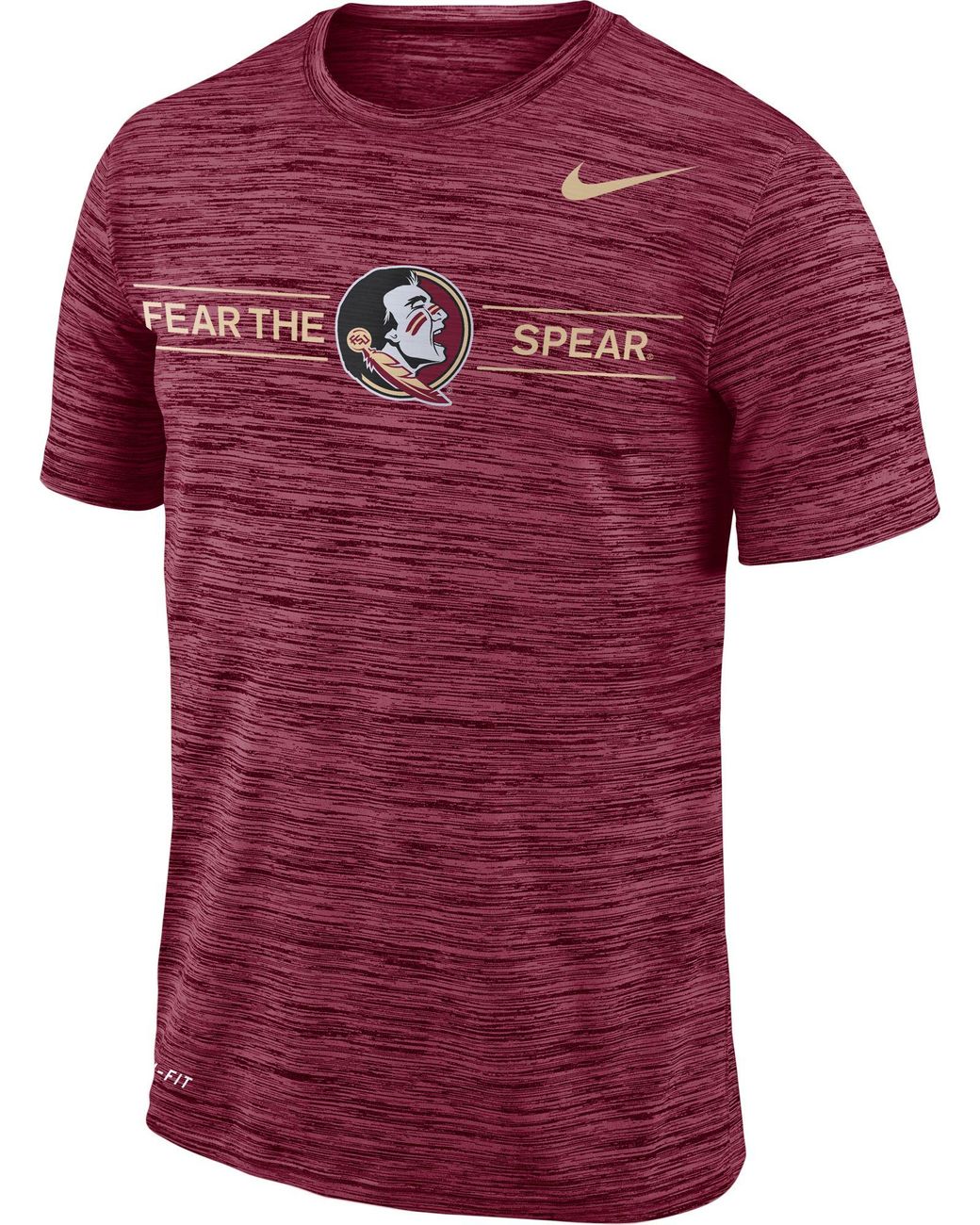 Nike Florida State Seminoles Garnet Velocity 'fear The Spear' Football ...