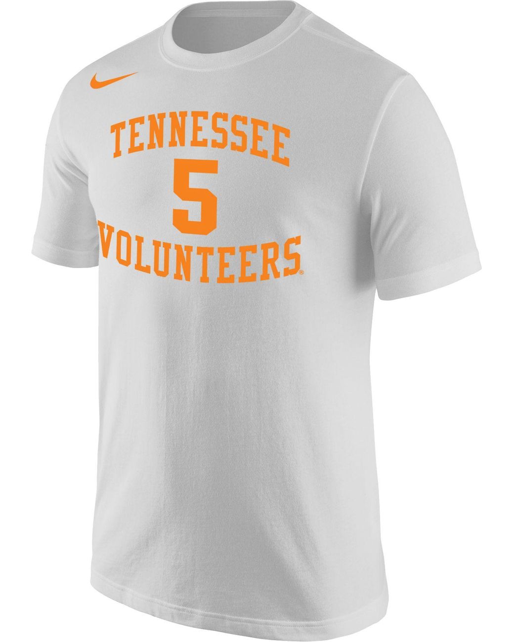 Nike Tennessee Volunteers #5 Dri-fit Cotton White T-shirt for Men - Lyst