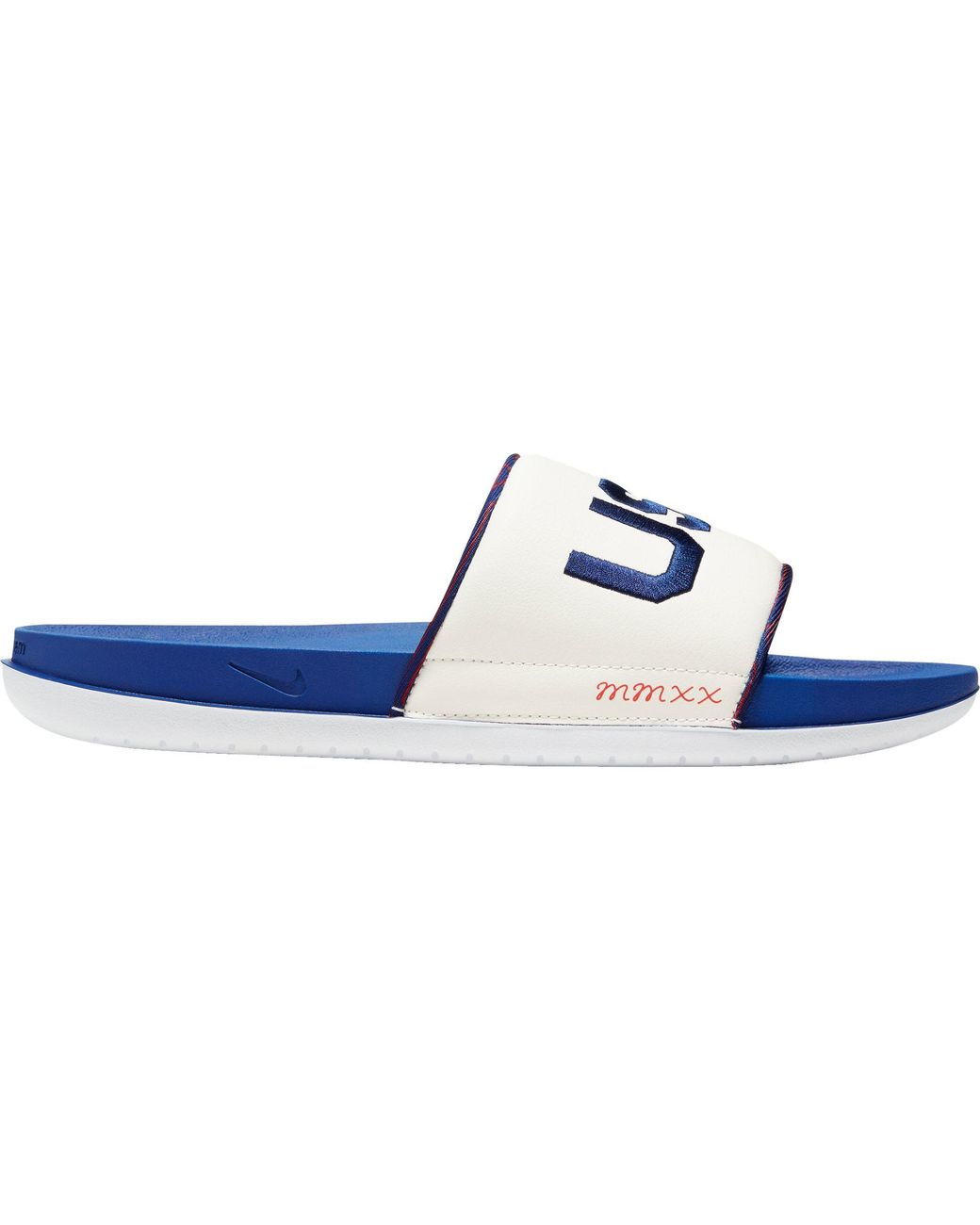 nike offcourt slide blue