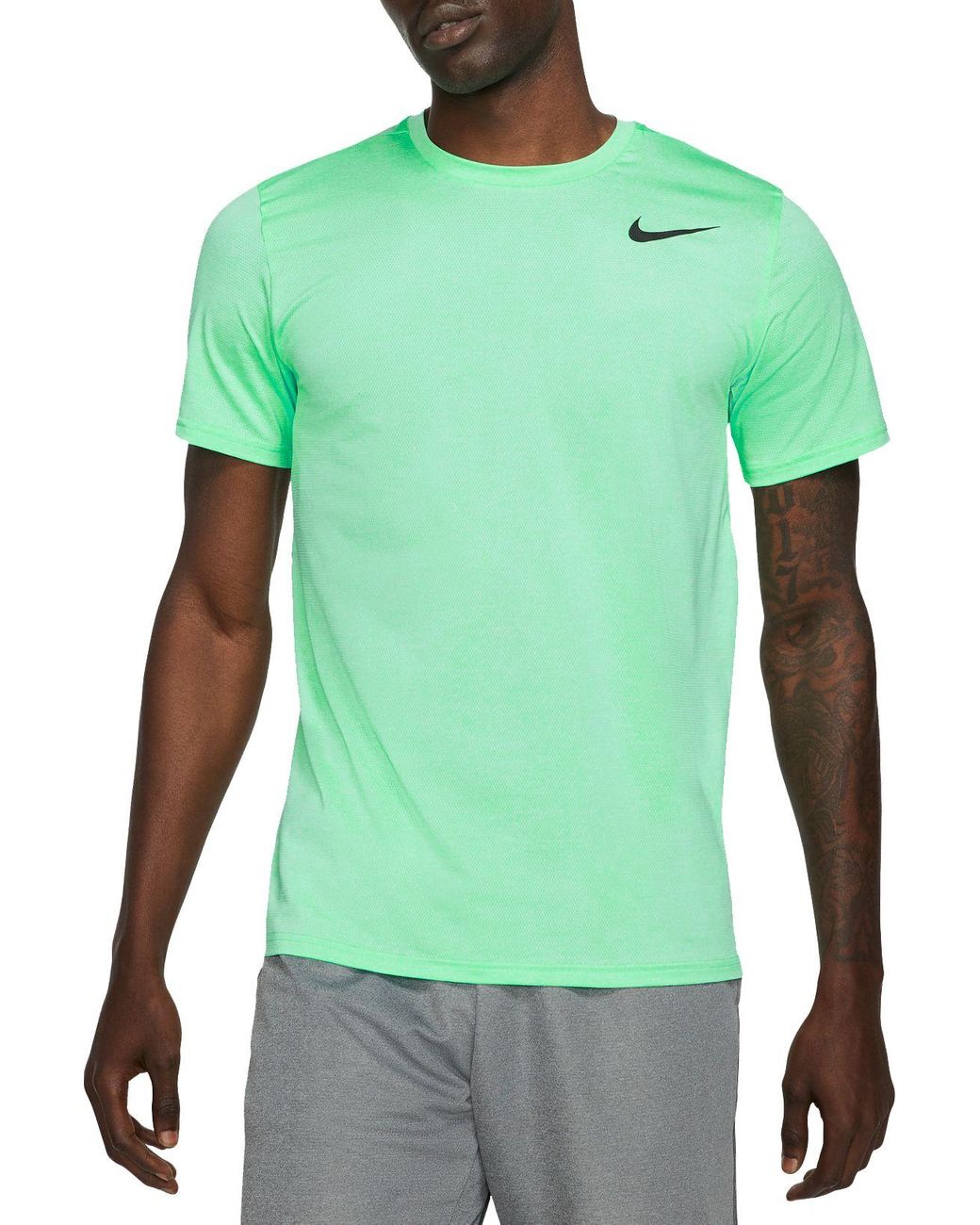 Nike Drifit Utility Static Training Tee in Green for Men Lyst