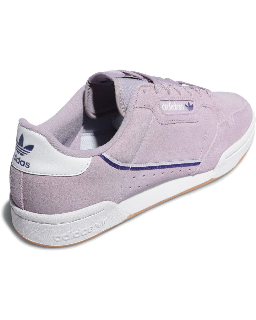 adidas Suede Continental 80 Shoes in Lilac/White (Purple) | Lyst