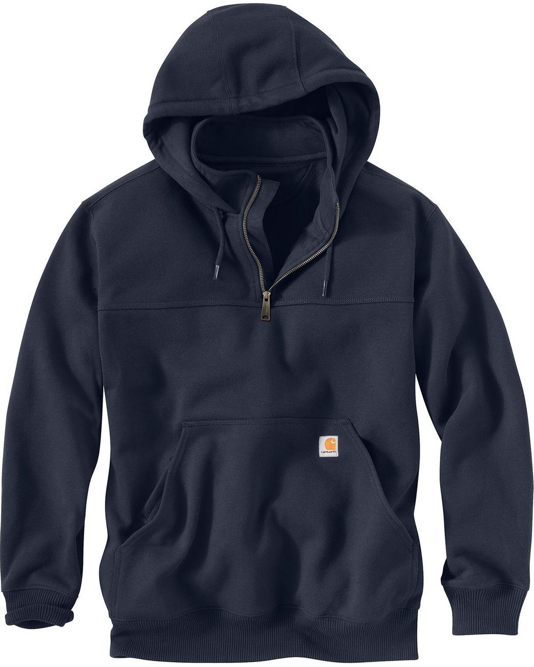 Carhartt Synthetic Paxton Heavyweight Mock Zip Hoodie in Blue for Men ...
