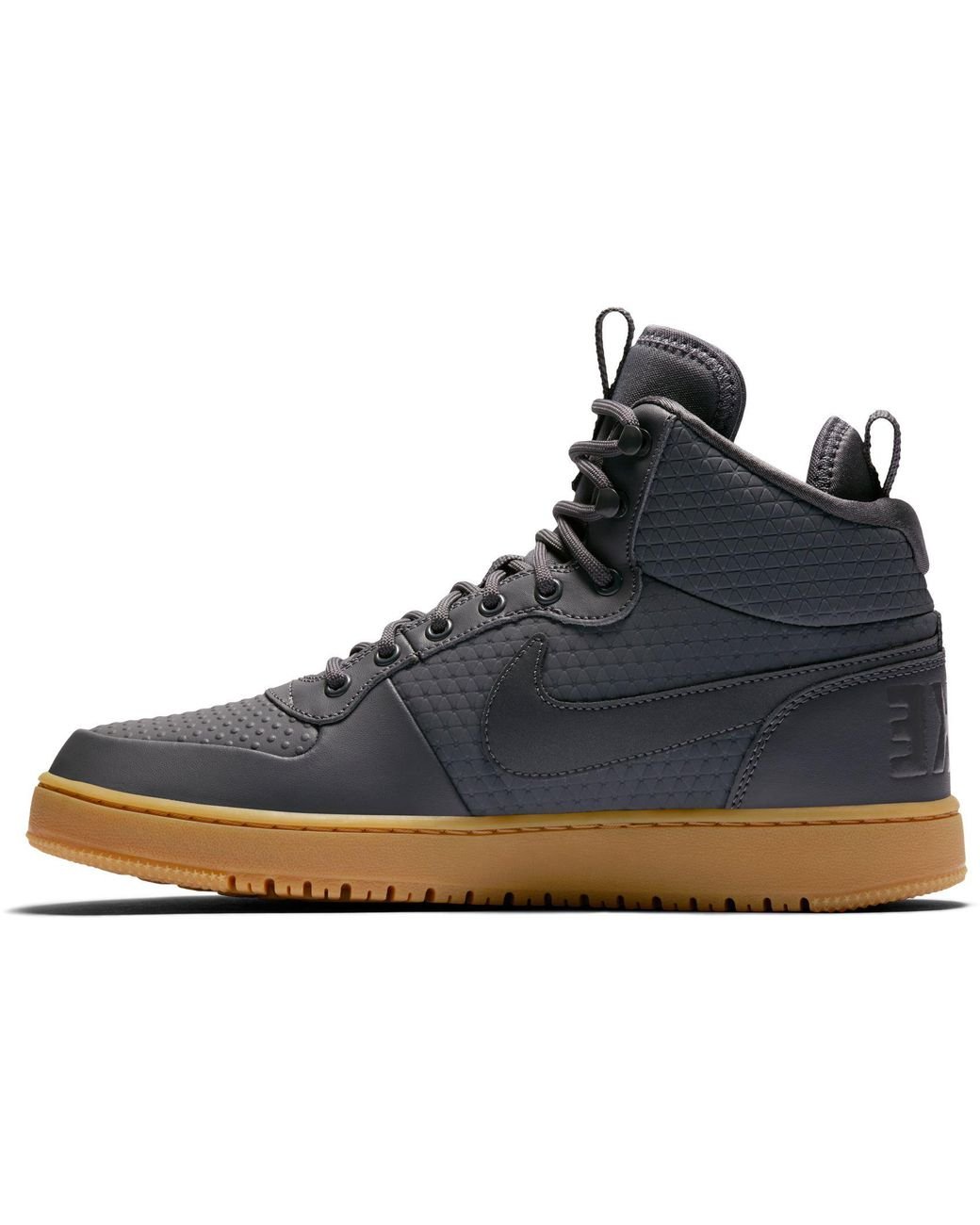 Nike Neoprene Court Borough Mid Winter Shoes in Dark Grey (Gray) for Men |  Lyst