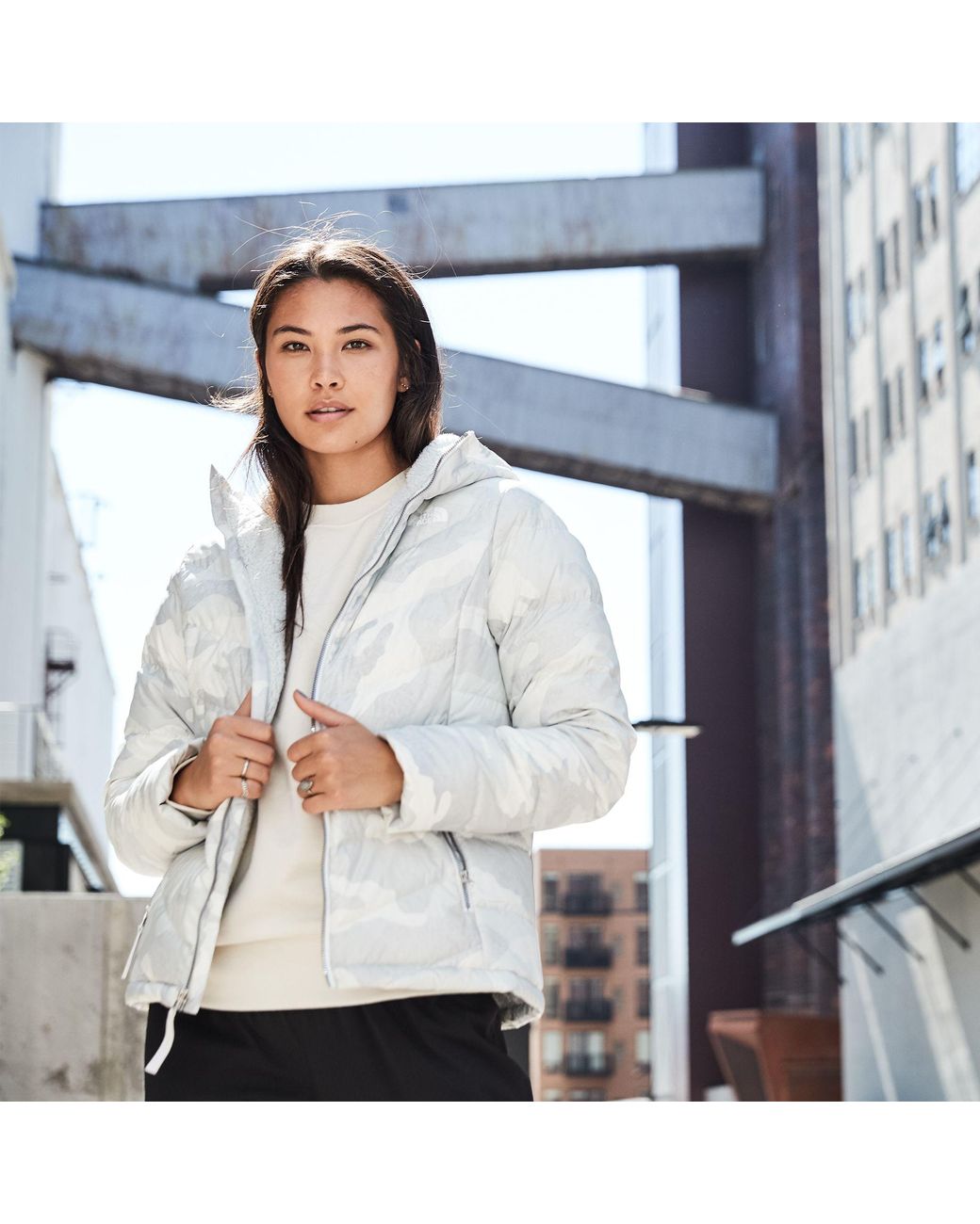 north face alpz luxe hooded jacket TGS A.A