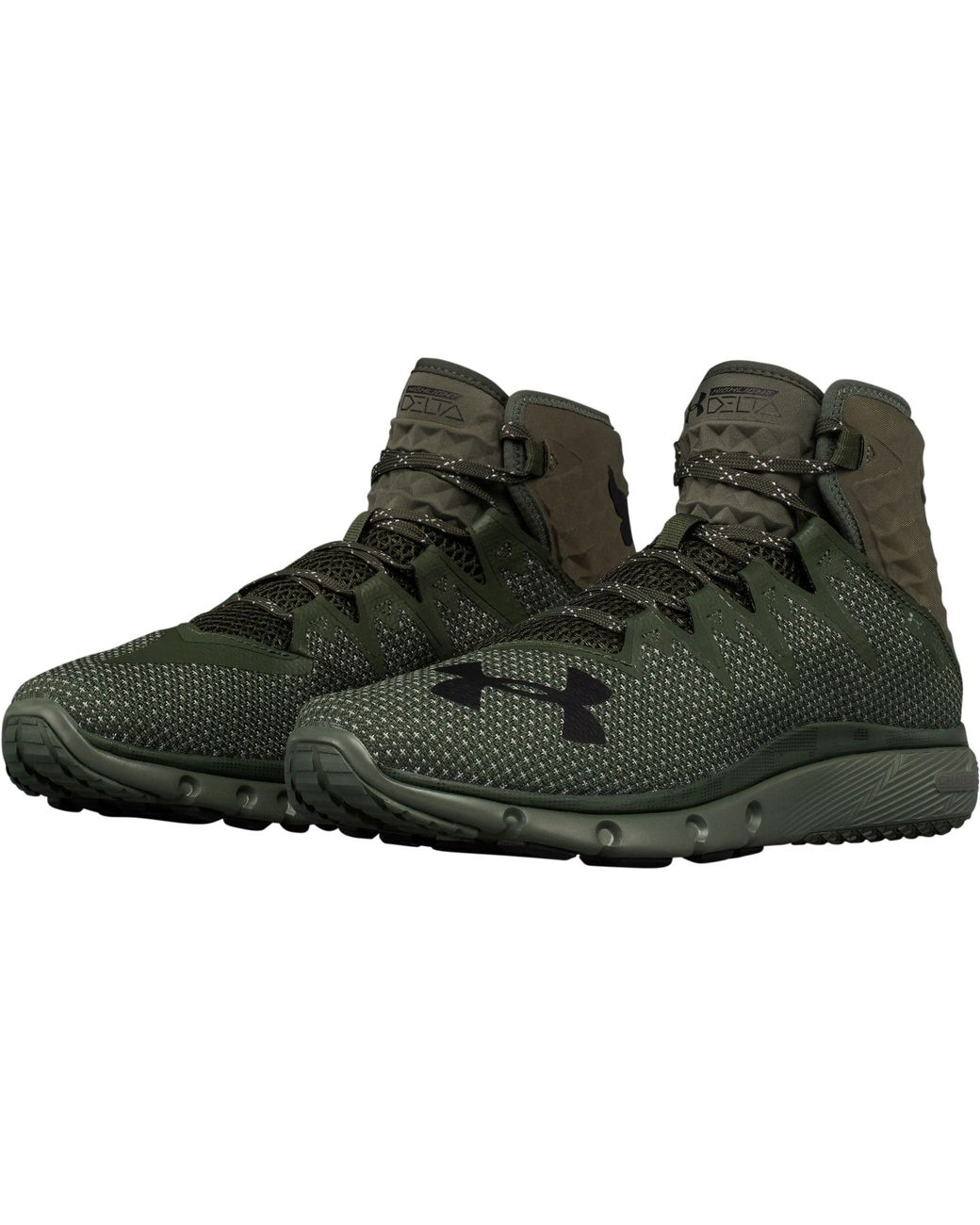 Under Armour Rubber Project Rock Delta Training Shoes in Green for Men |  Lyst