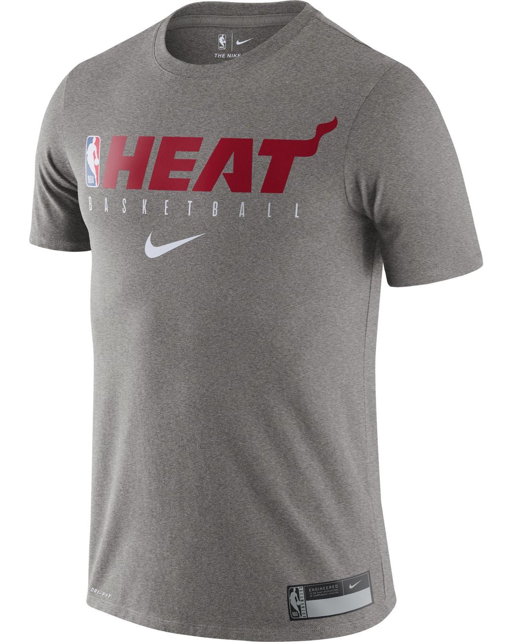Nike Miami Heat Drifit Practice Tshirt in Gray for Men Lyst