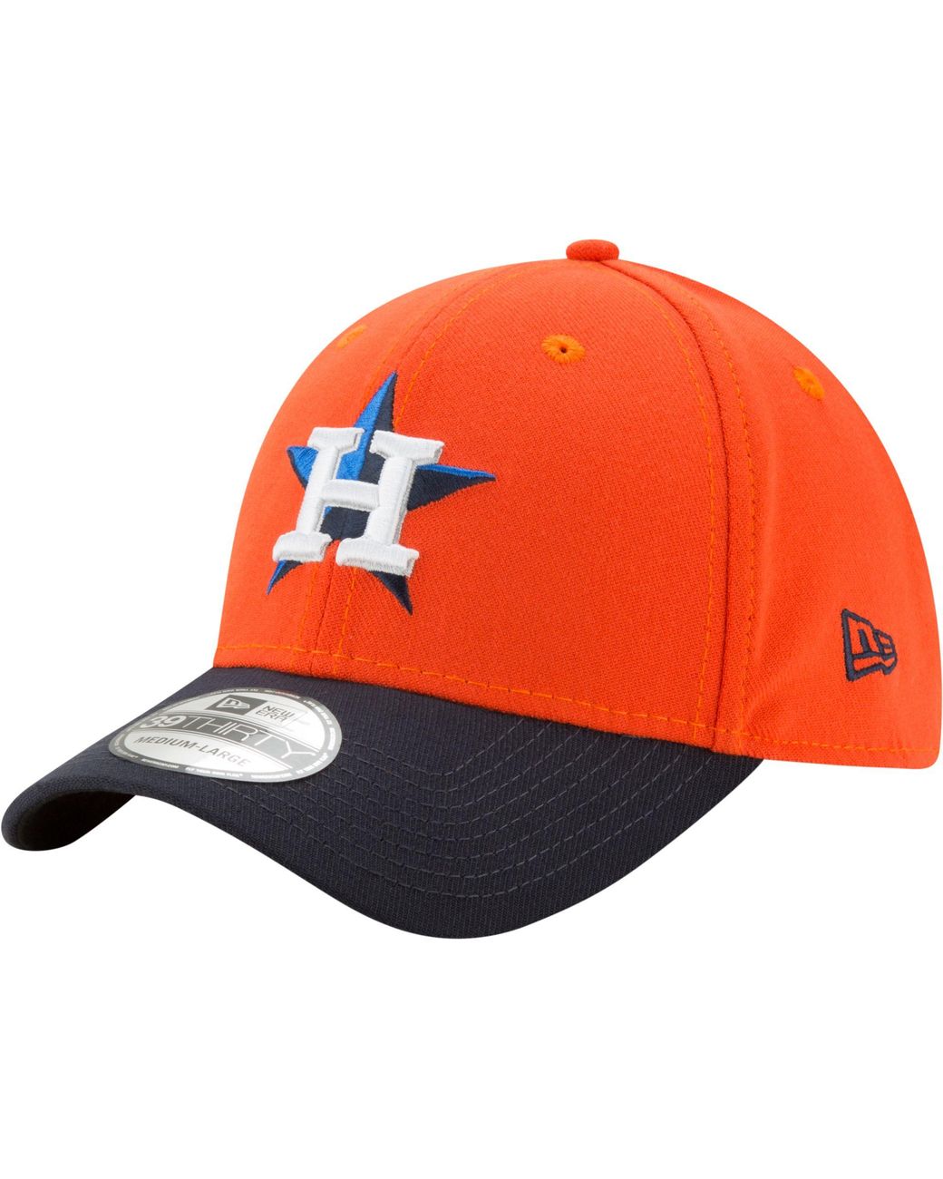 KTZ Houston Astros 39thirty Stretch Fit Hat in Orange for Men - Lyst