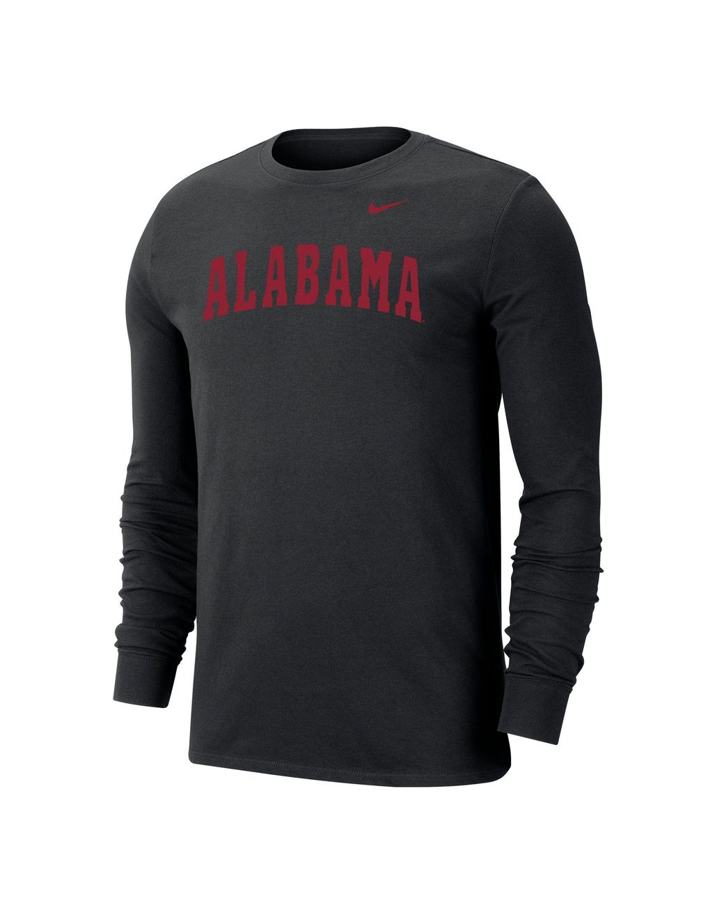 Nike Alabama Crimson Tide Dri-fit Long Sleeve Black T-shirt for Men - Lyst