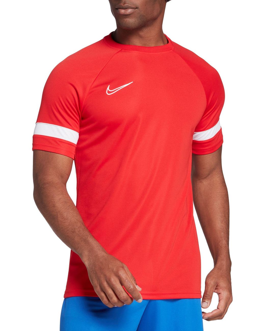 red dri fit nike shirt