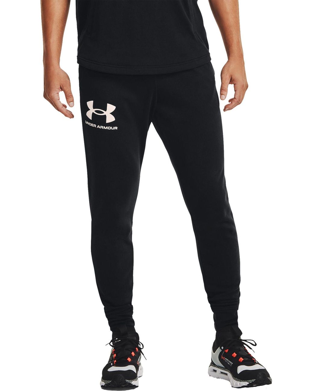 Under Armour Rival Terry Jogger Pants (regular And Big & Tall) in Black/Onyx White (Black) for