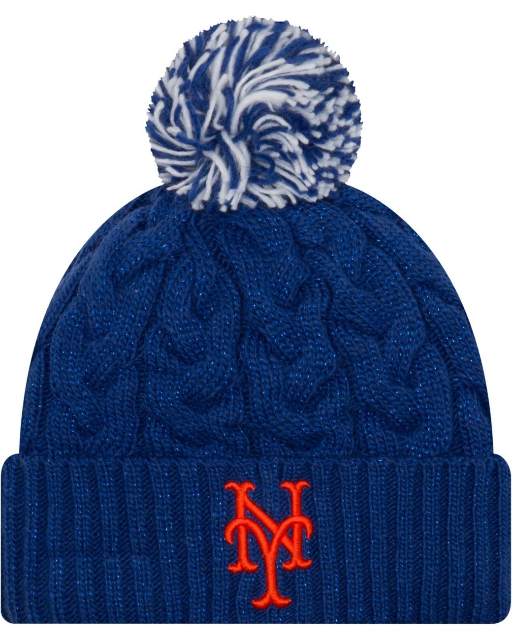 KTZ New York Mets Cozy Cable Knit Hat in Blue Lyst