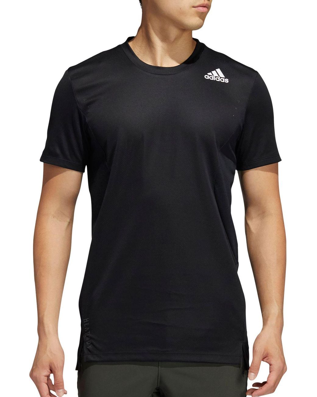 adidas Heat Rdy Training Short Sleeve T-shirt in Black for Men - Lyst