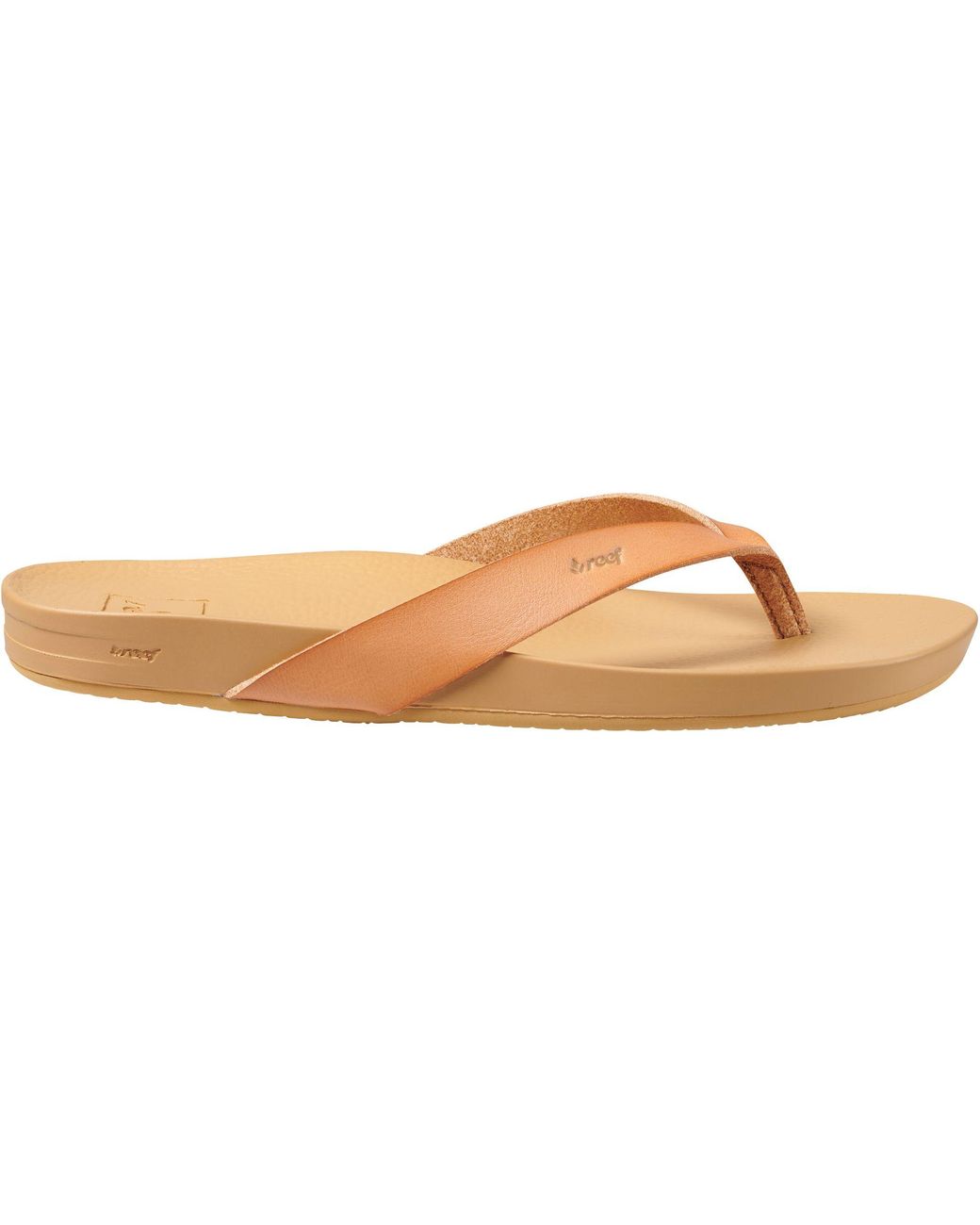 reef women's cushion bounce swing leather flip flops