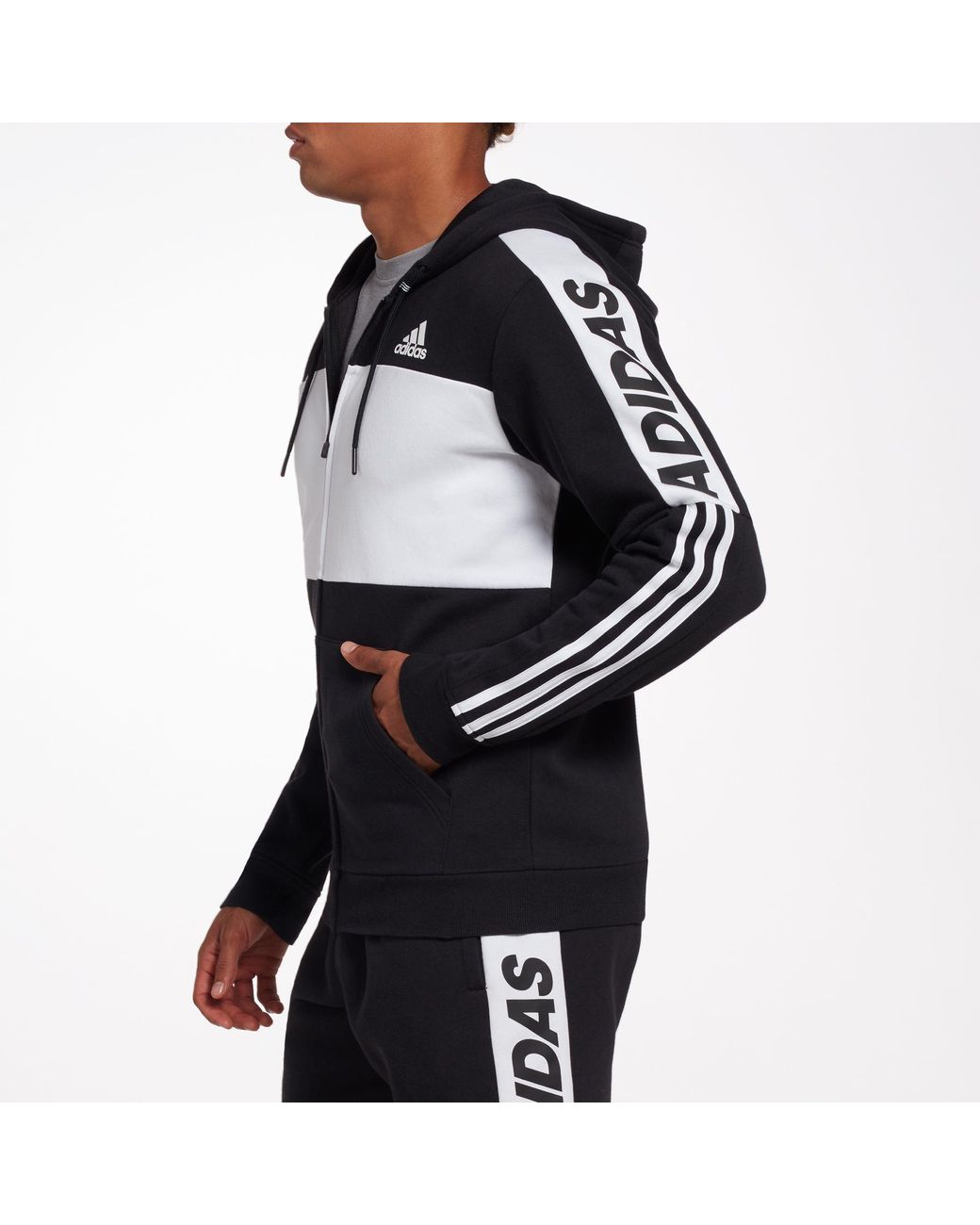 adidas men's post game fleece hoodie