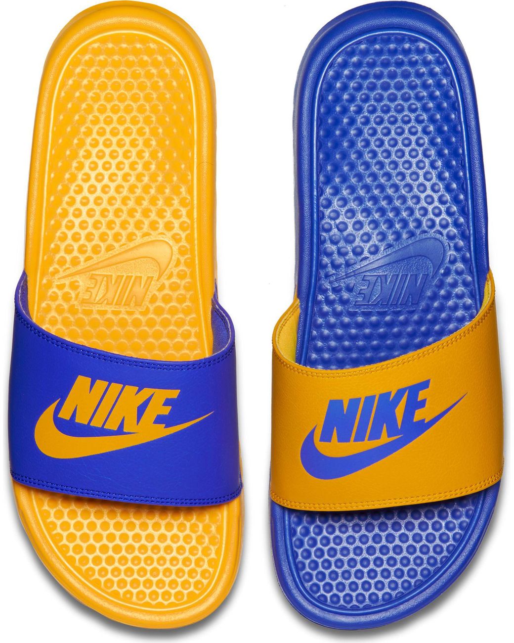 Nike Synthetic Enassi Just Do It Mismatch Slides in Blue/Orange (Blue) |  Lyst