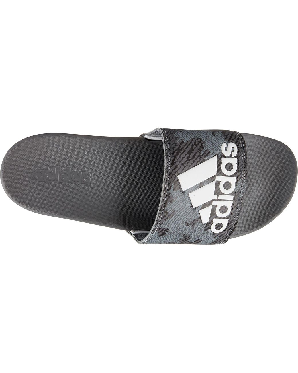 adidas flip flops grey