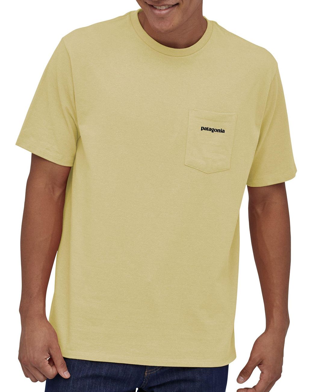 patagonia yellow tshirt