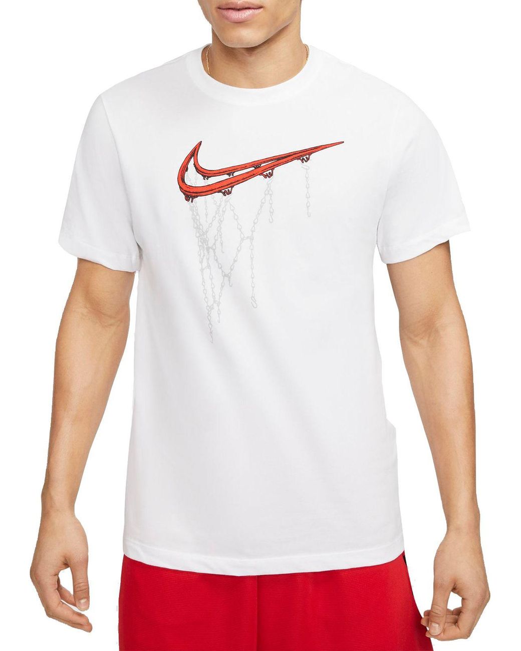 nike swoosh chain net shirt